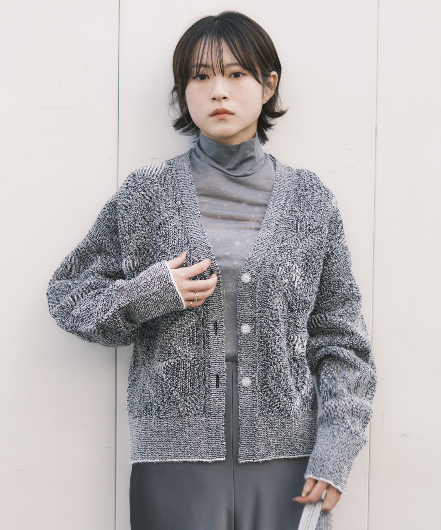 Shimmering Knit Cardigan