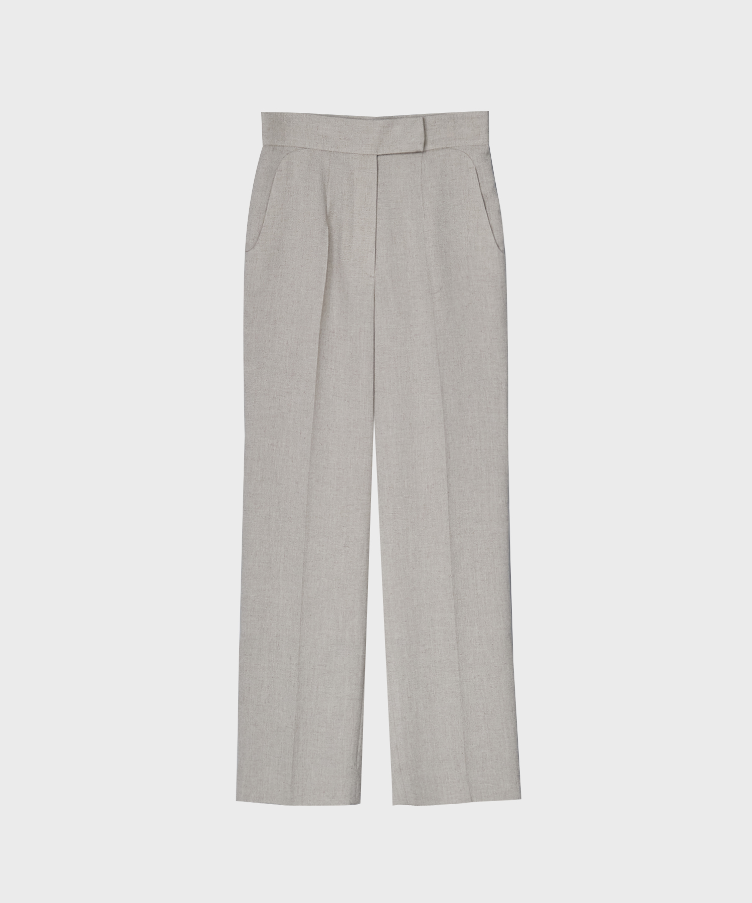 Triacetate Polyester Tapered Trousers