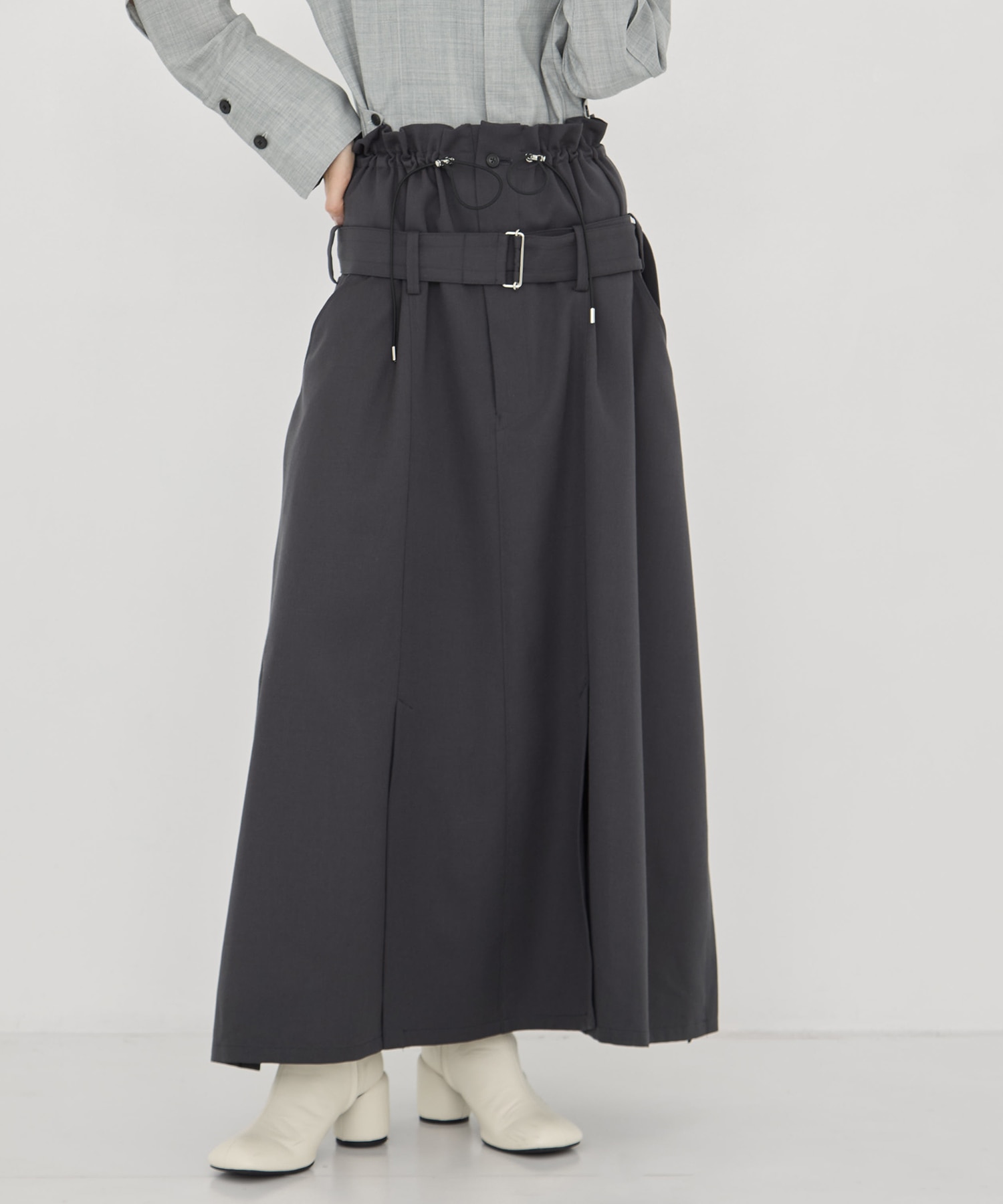 別注 Draw Code Belt Skirt
