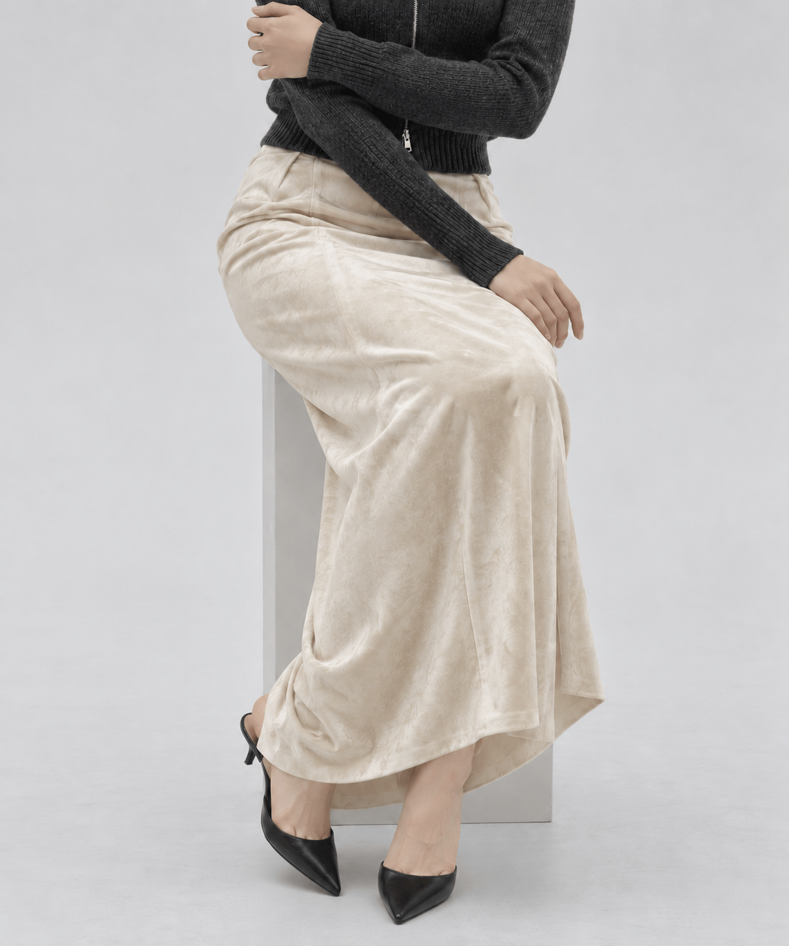 Velour Smooth Skirt