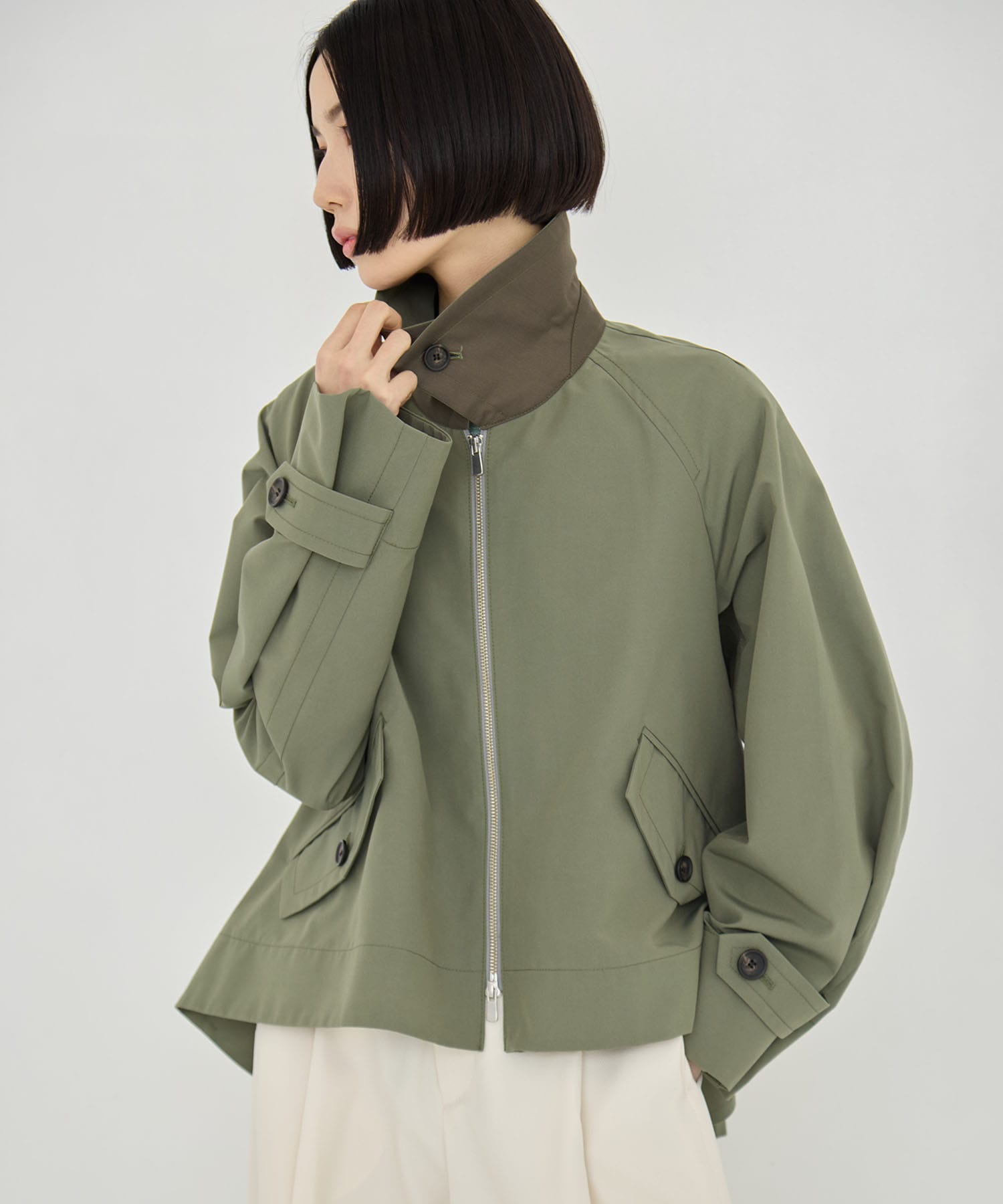 Short Balmacaan Blouson