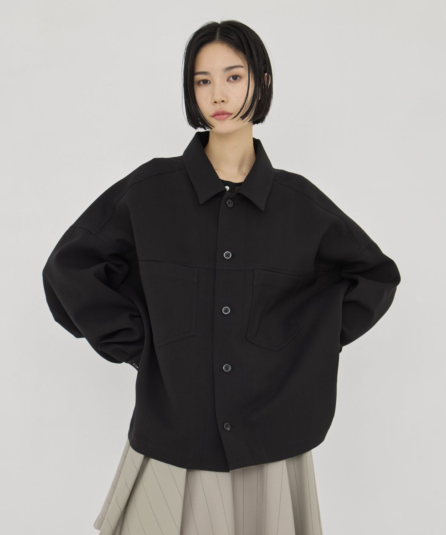 Cropped BOX Blouson