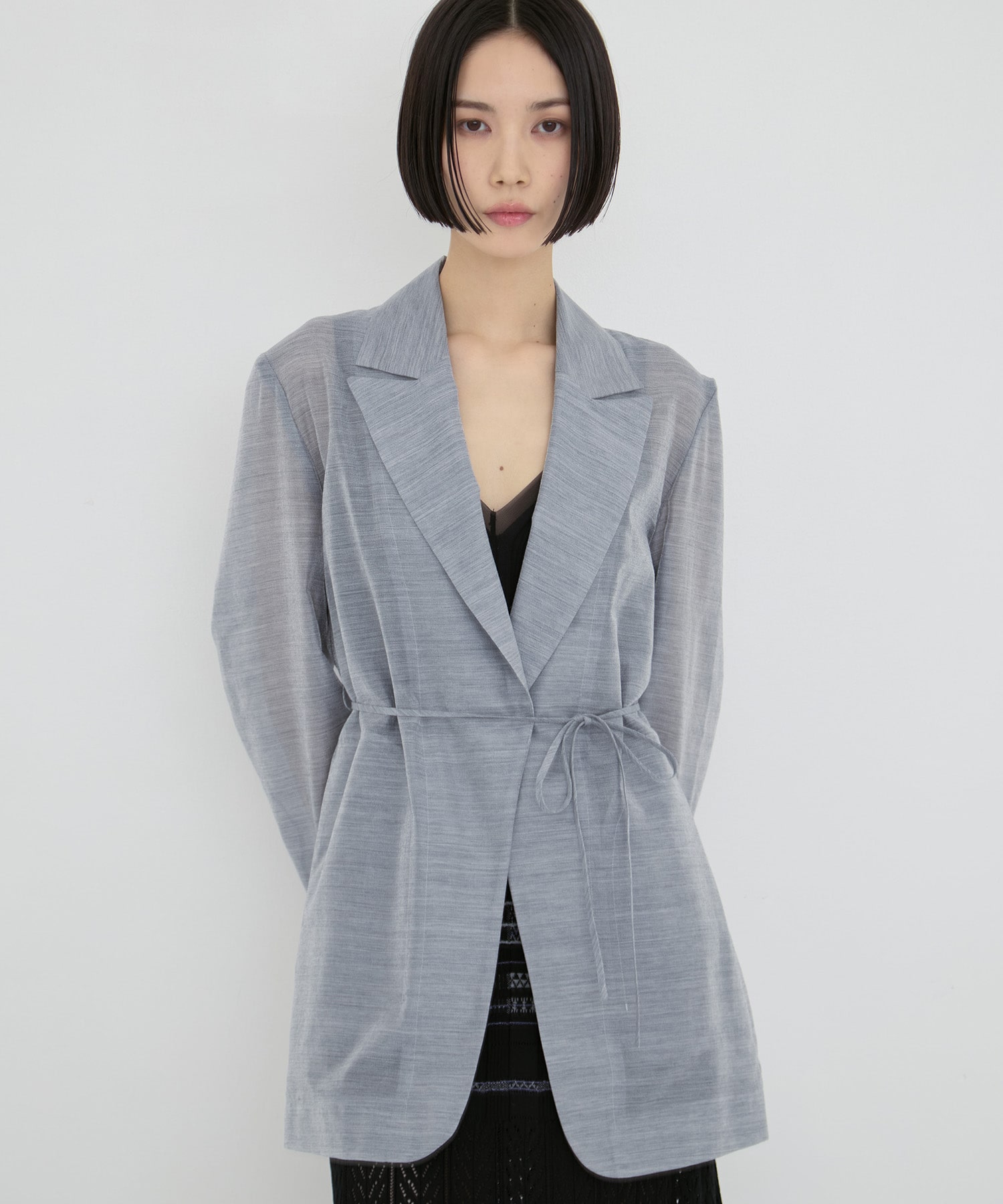 Wool Nylon Shimmering Jacket