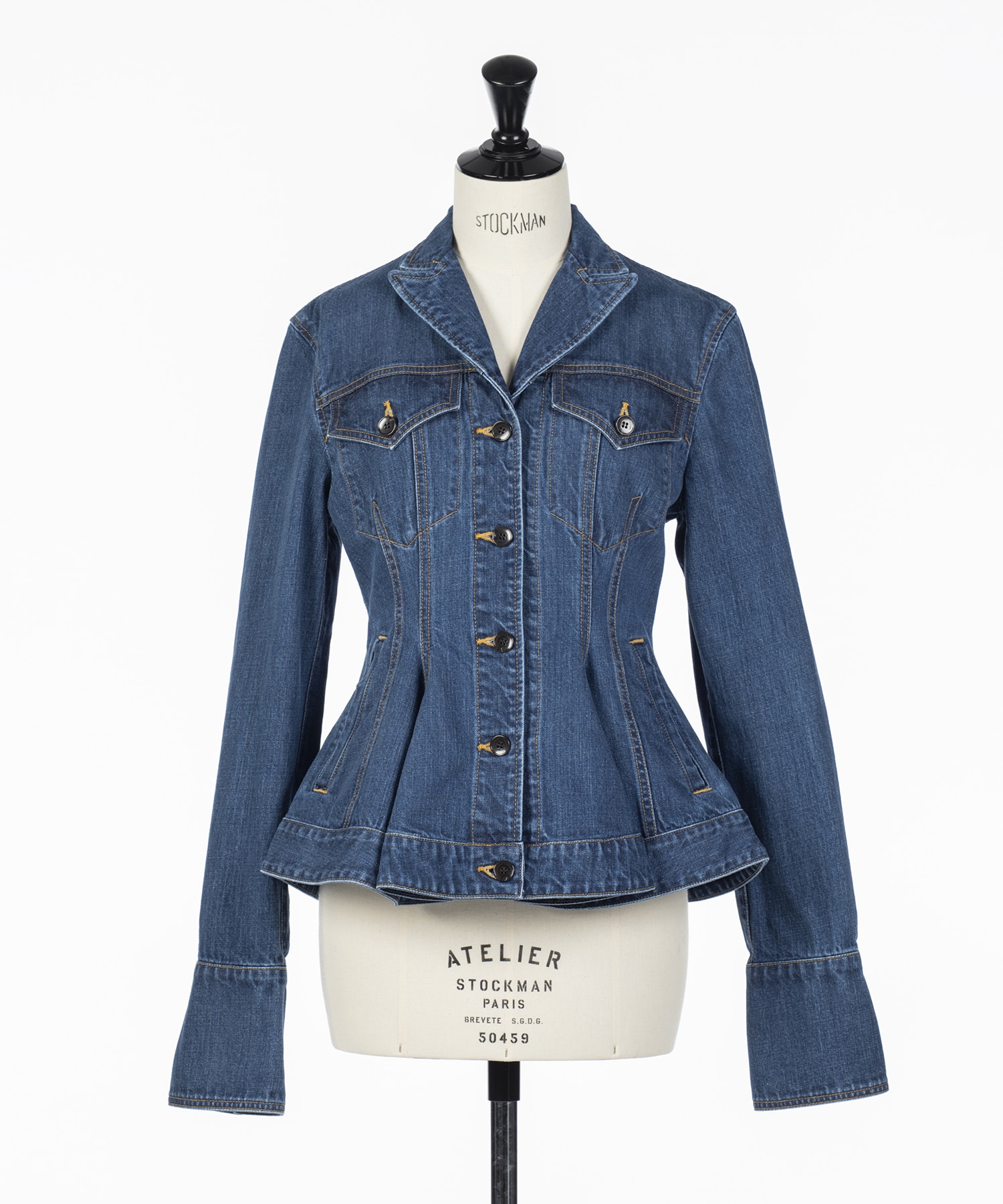ORGANIC COTTON TAILORED DENIM JACKET