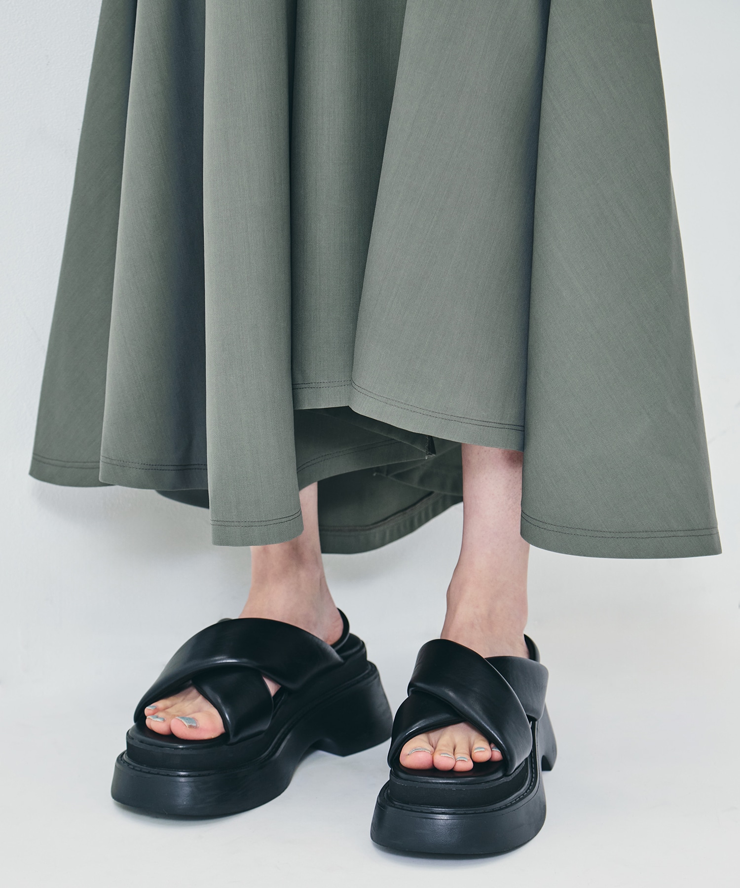 Padded Cross Sandals