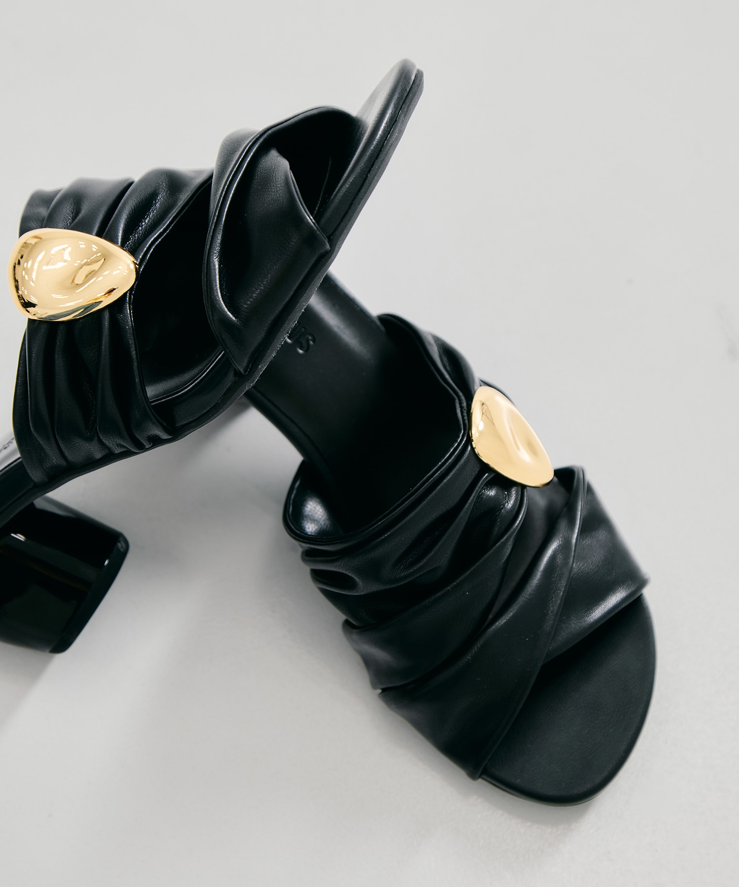 Twisted Vegan Leather Sandals