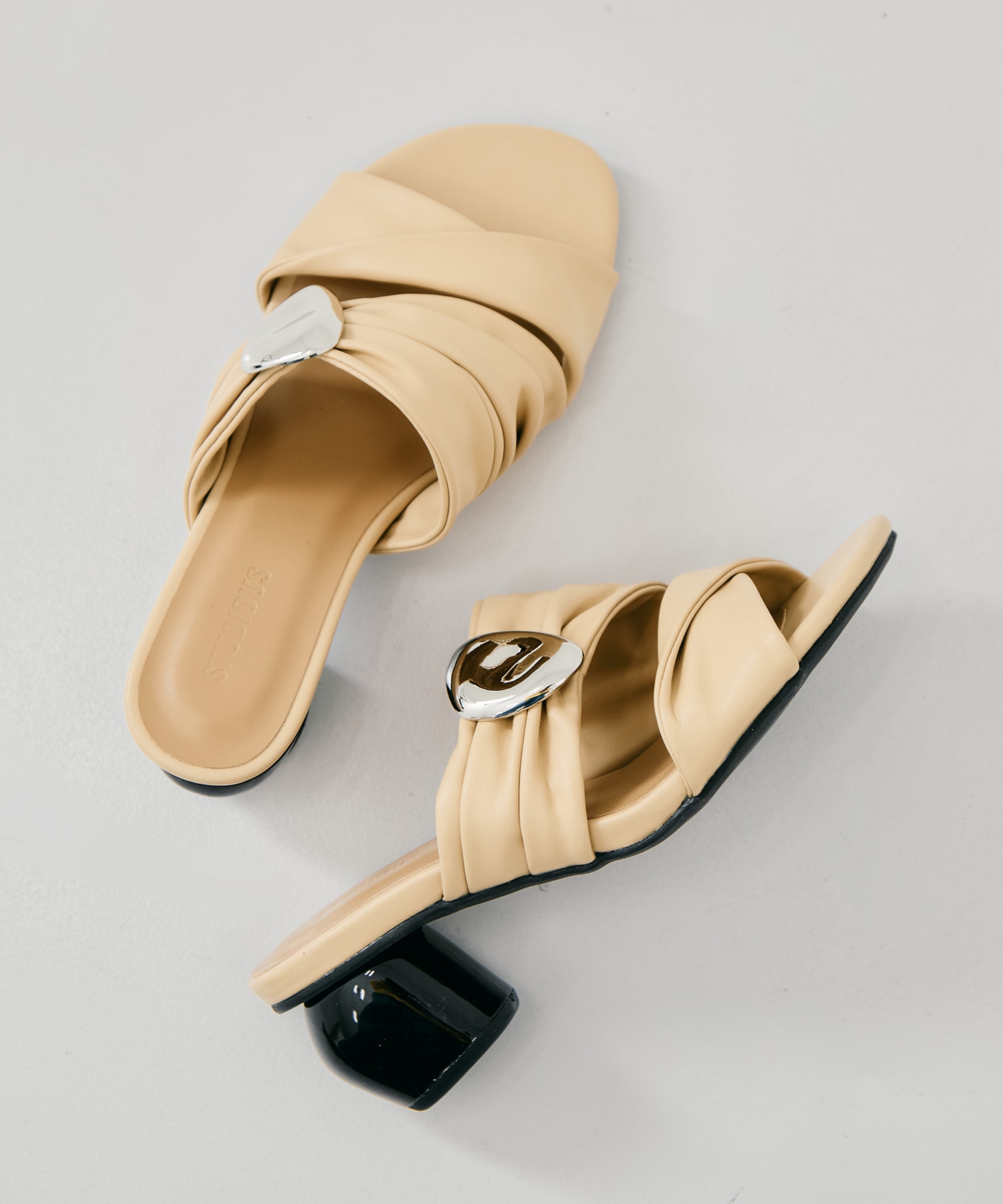 Twisted Vegan Leather Sandals