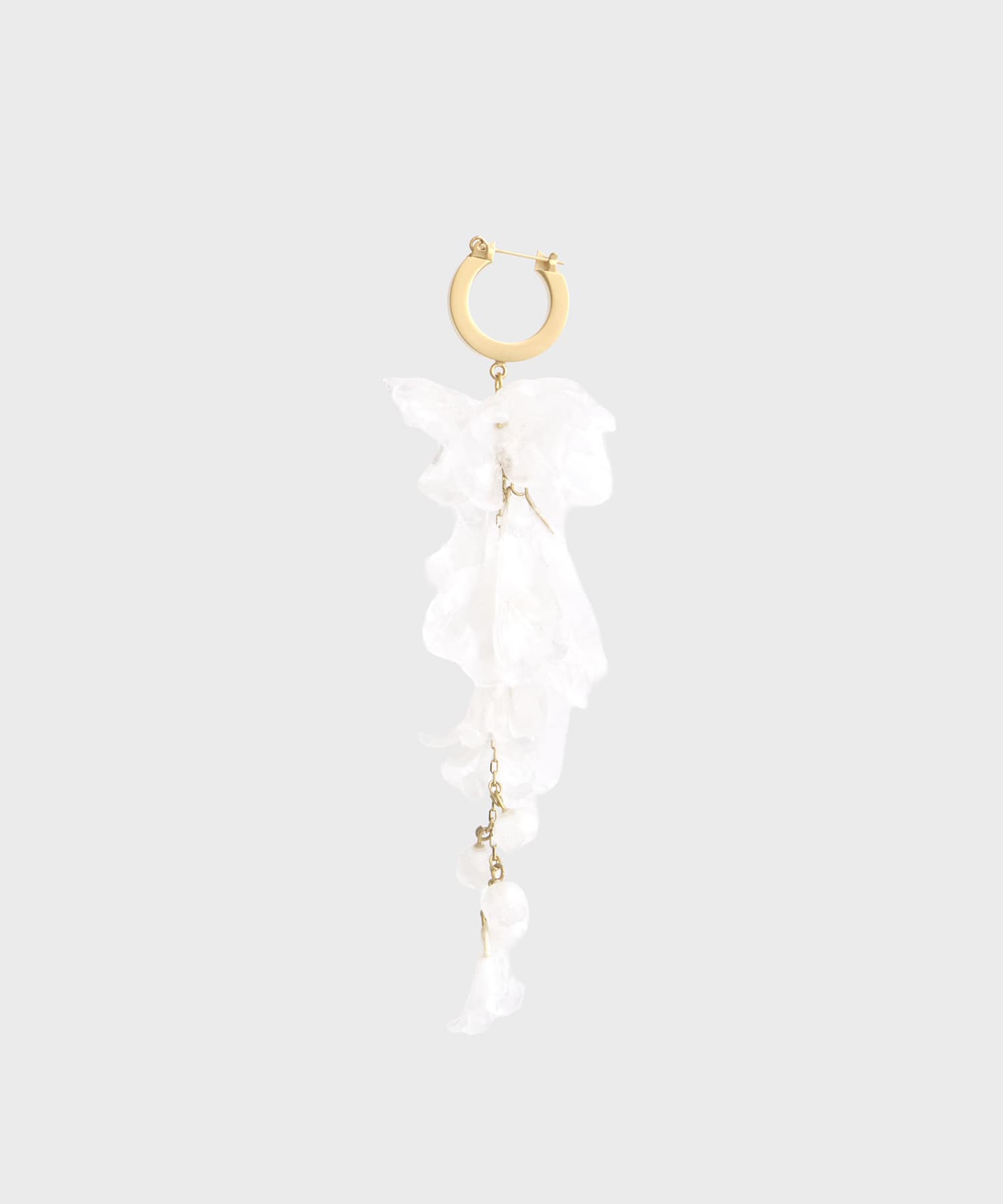 Floral Motif Short Earring