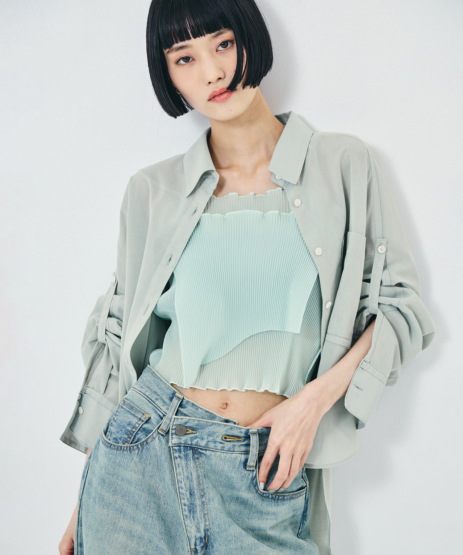 Matte Sheer Over Shirt