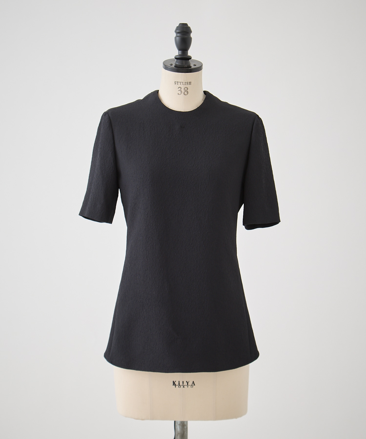 Floral Jacquard Open Back Top