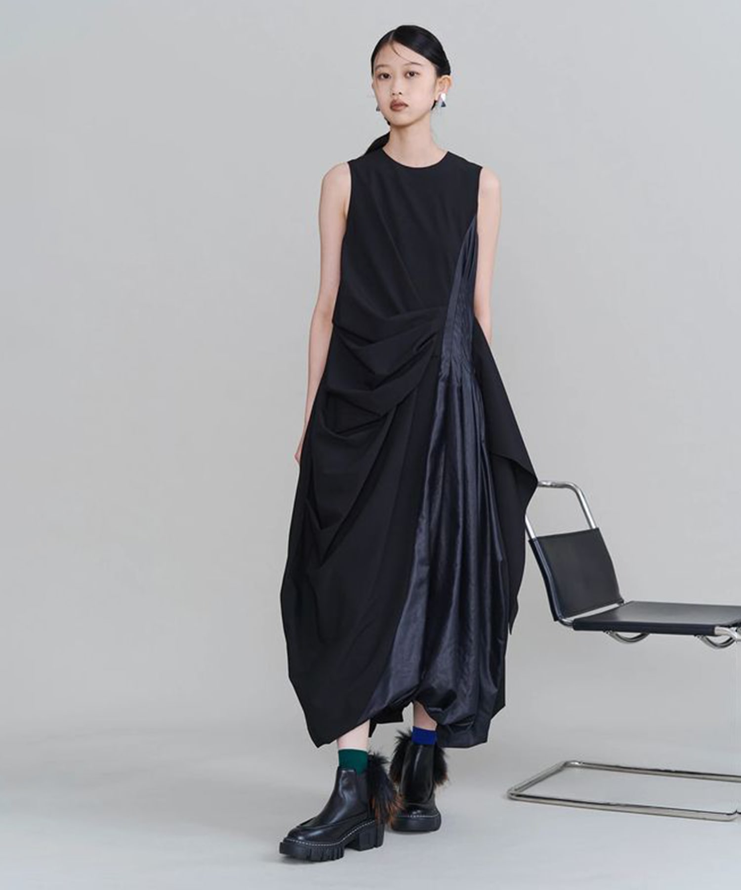 SASH DRAPE BALLOON OP