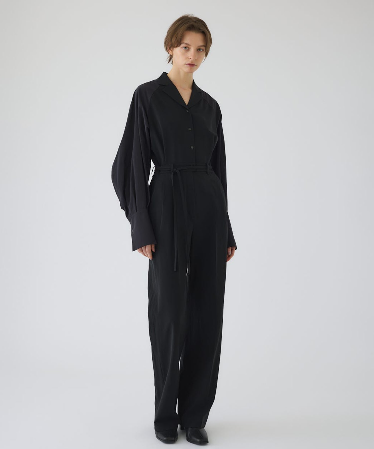 Raglan sleeve jumpsuit