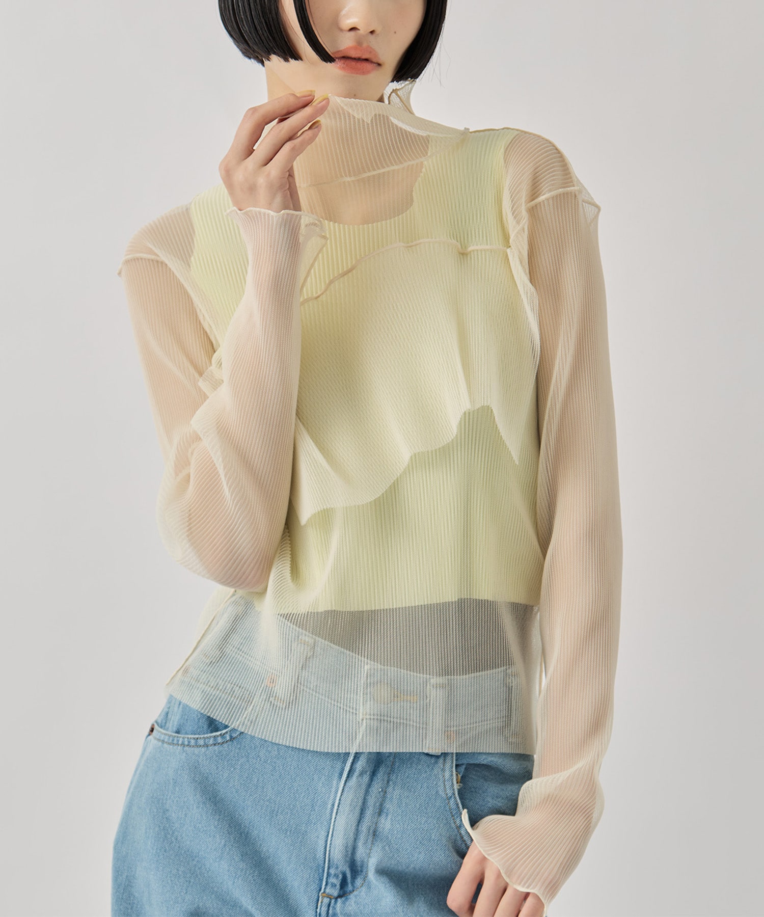 GHOST TODO TOP *LONGSLEEVE HIGHNECK +INNER