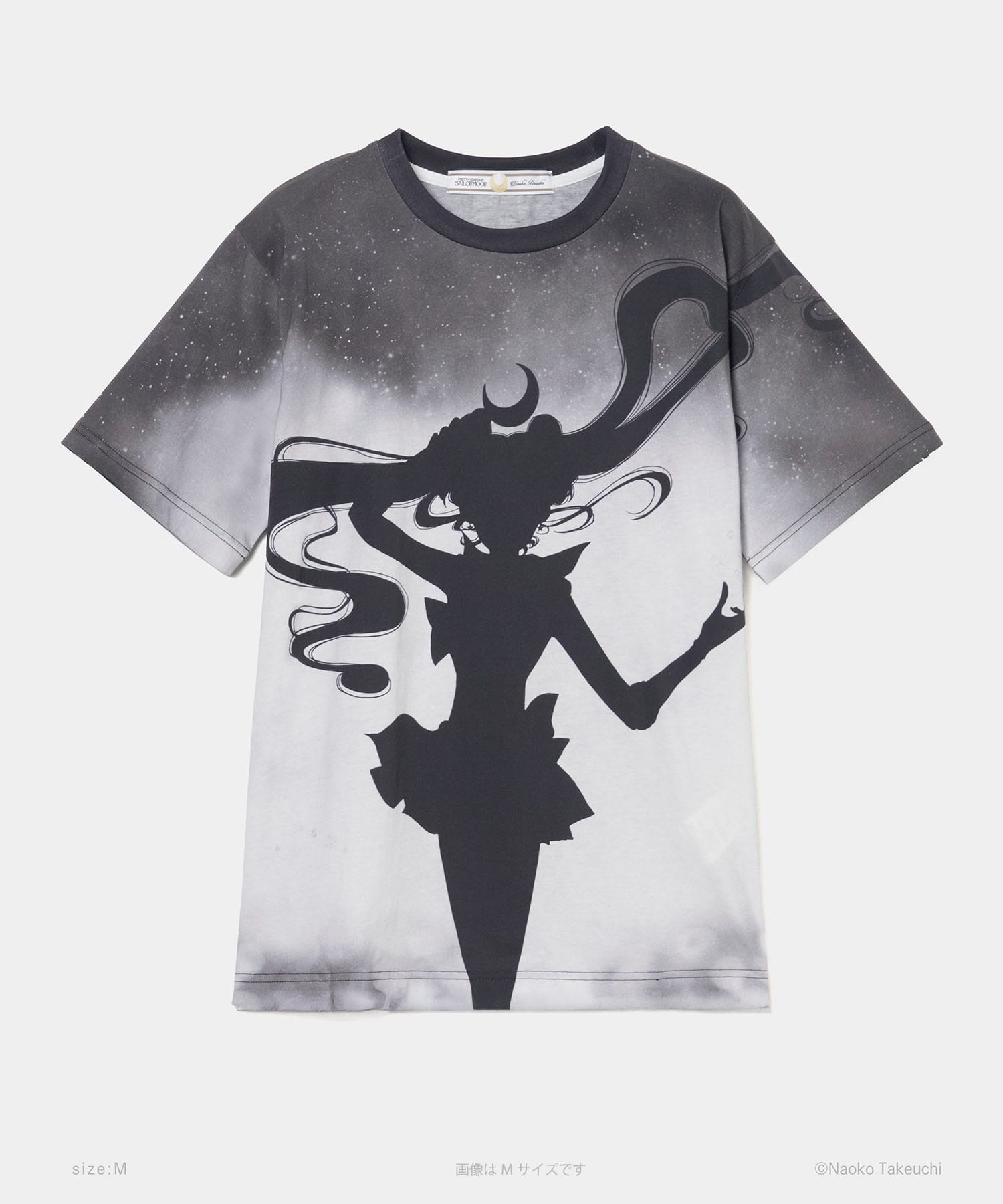 Sailor Moon silhouette T-shirt　L