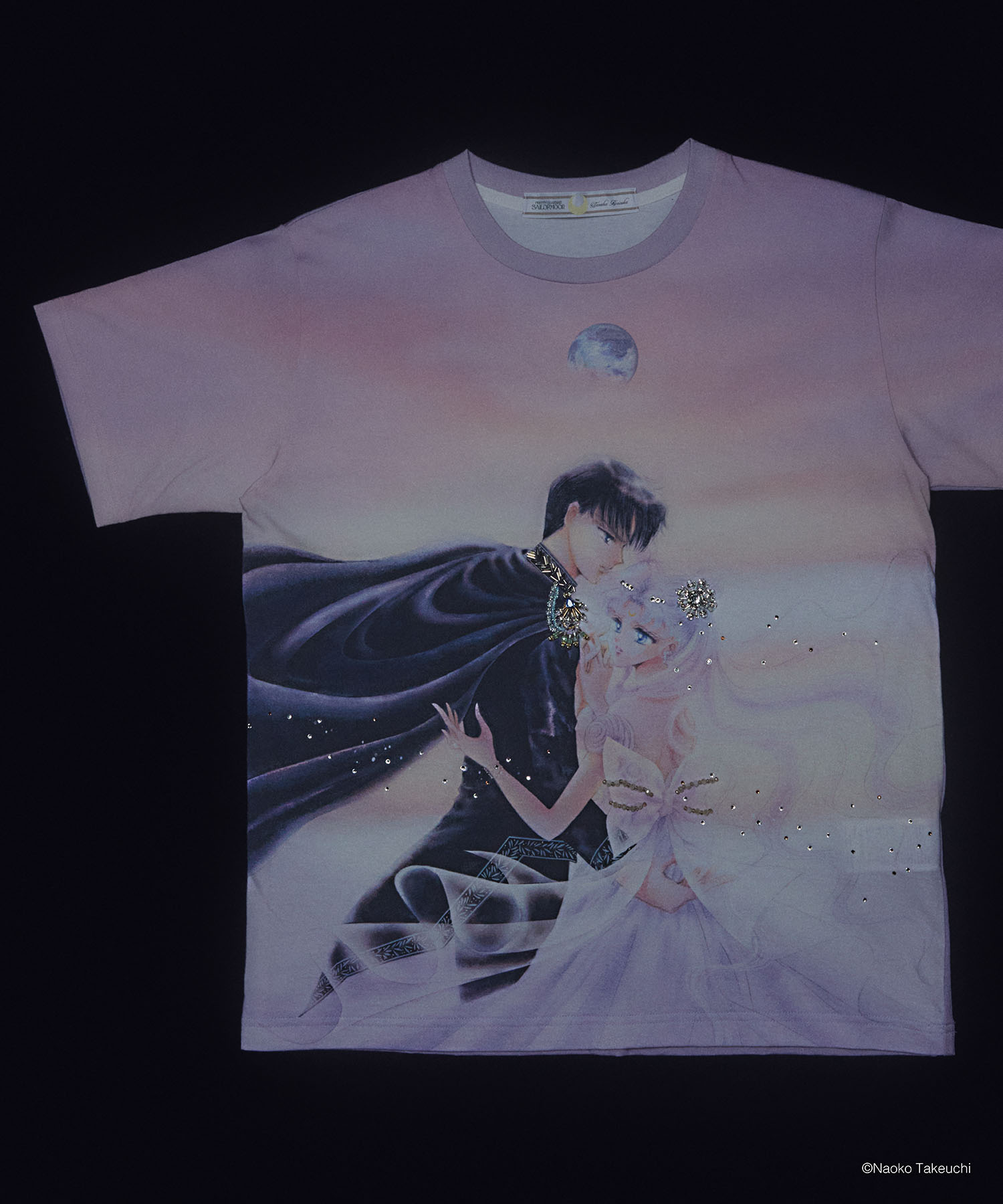 Princess Serenity & Prince Endymion bijou T-shirt　L