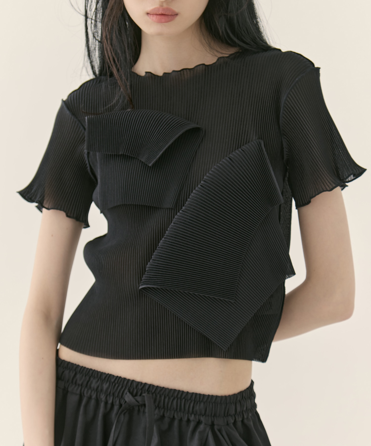 別注 SHEER SHORT SLEEVE TOP