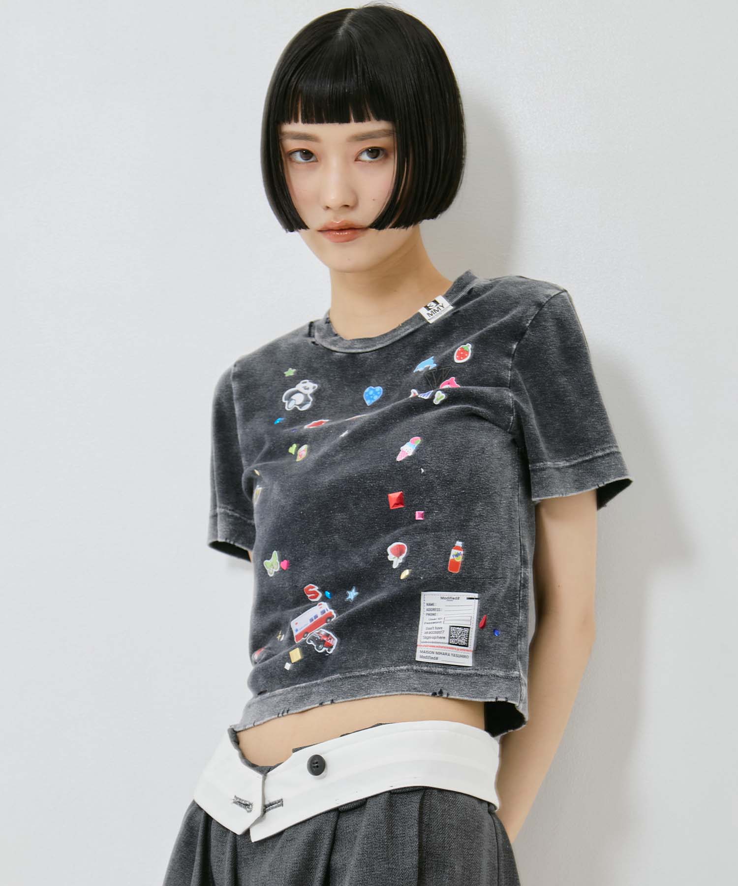 BLEACHED KIDS STICKER MINI TEE