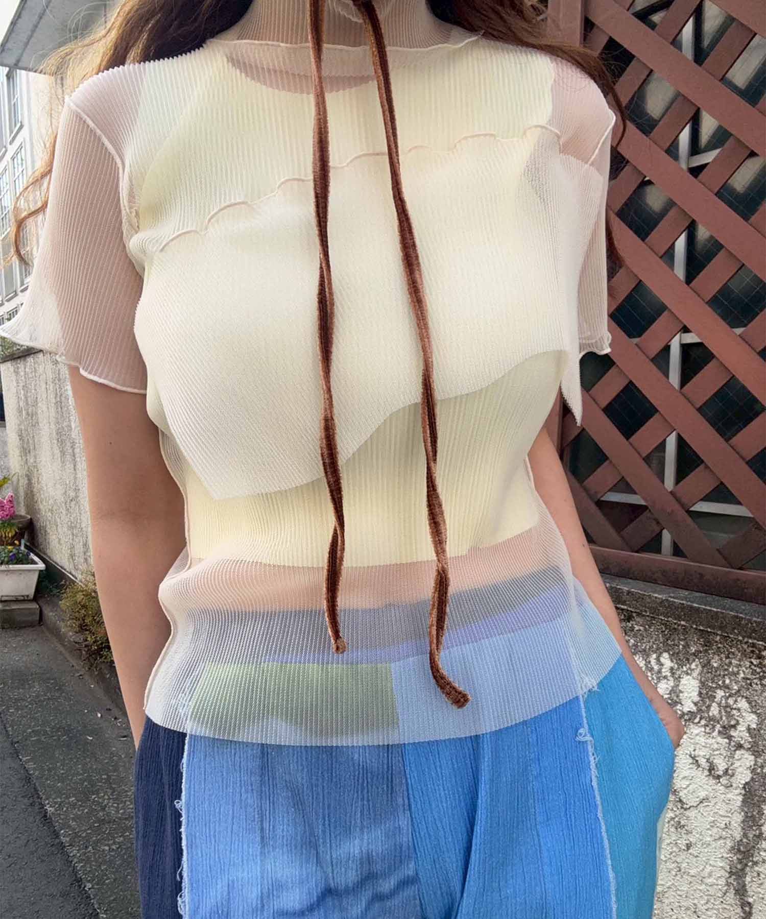 GHOST TODO TOP SHORTSLEEVE HIGHNECK +INNER