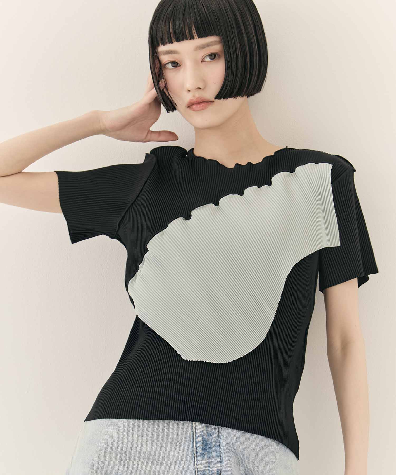 TODO WAVE TOP SHORT SLEEVE