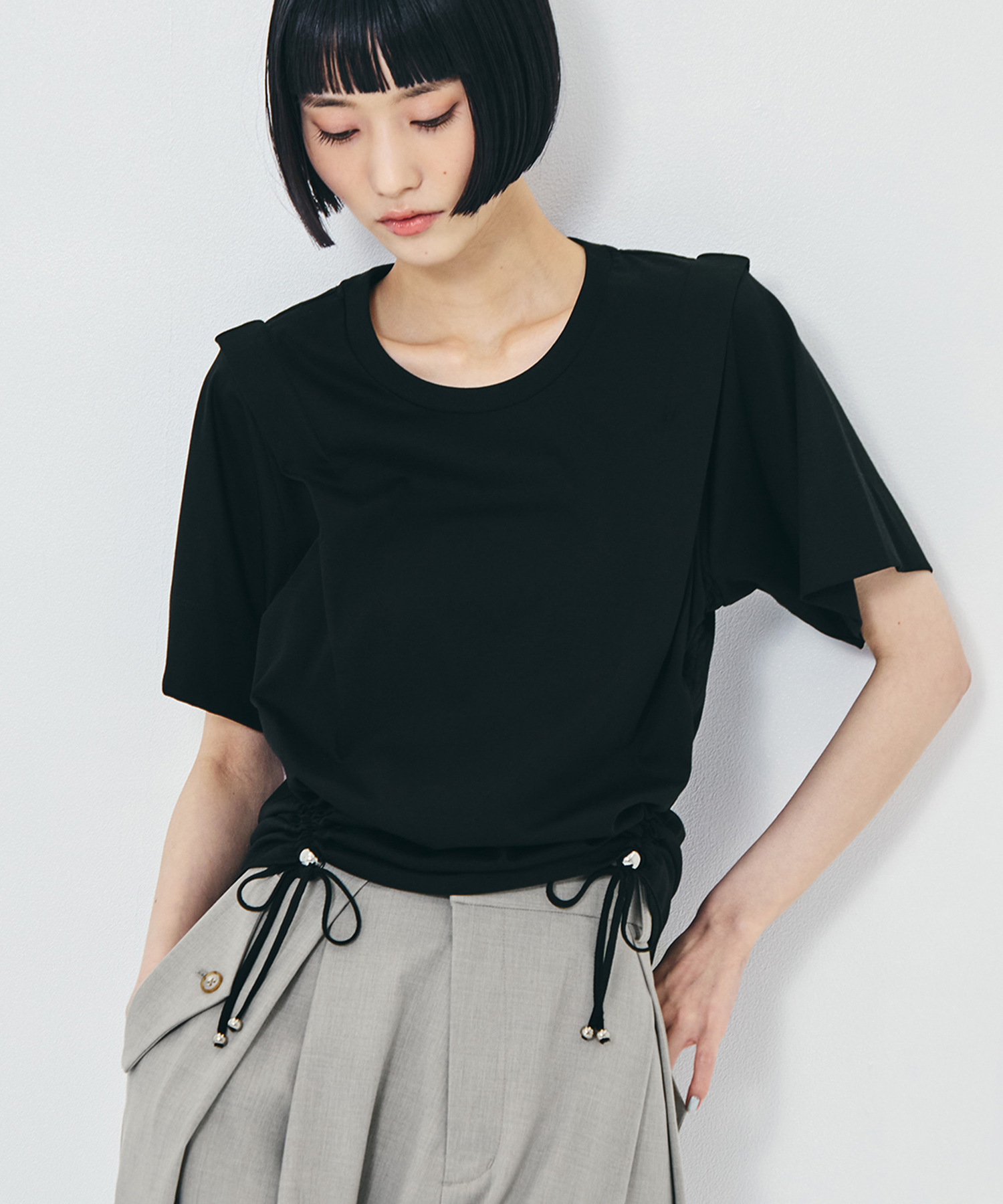 Multi Length Drawstring Tee