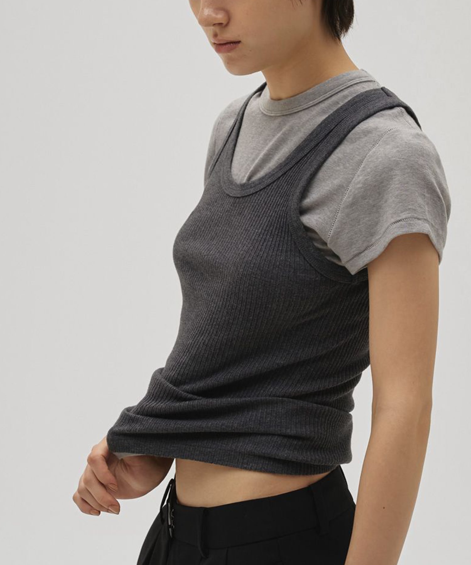 Useful Seamless Rib Tanktop