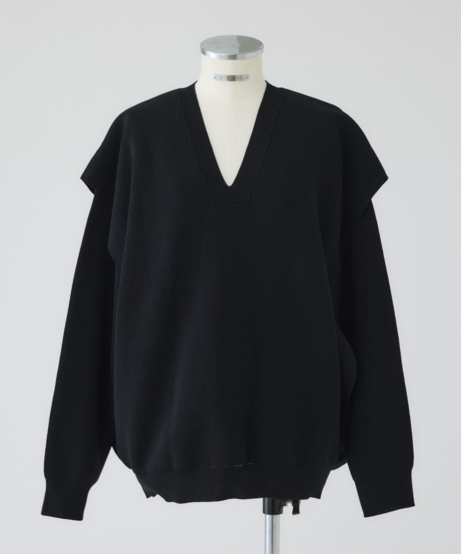 Side open oversized knit PO