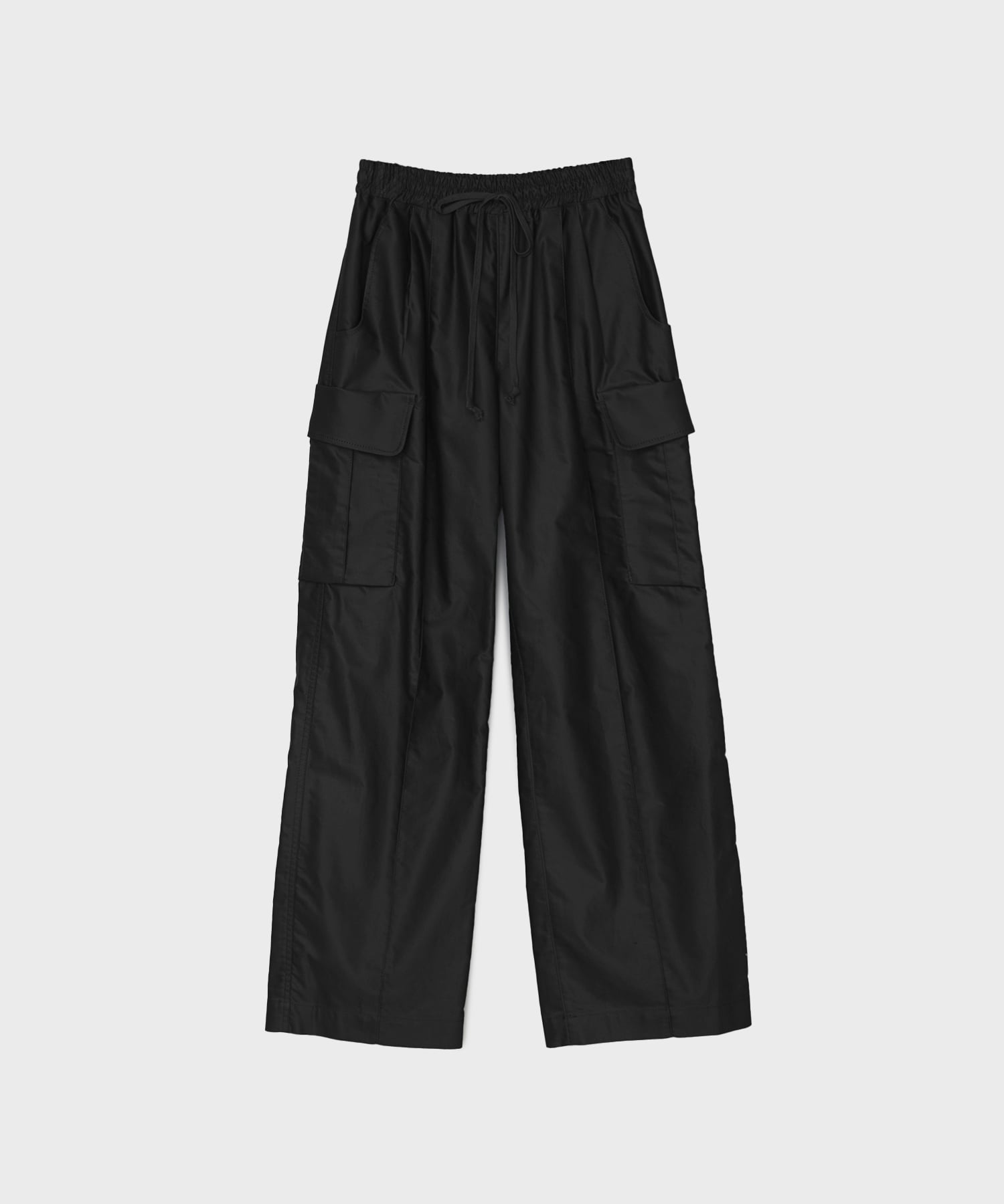Cotton High Waisted Cargo Trousers