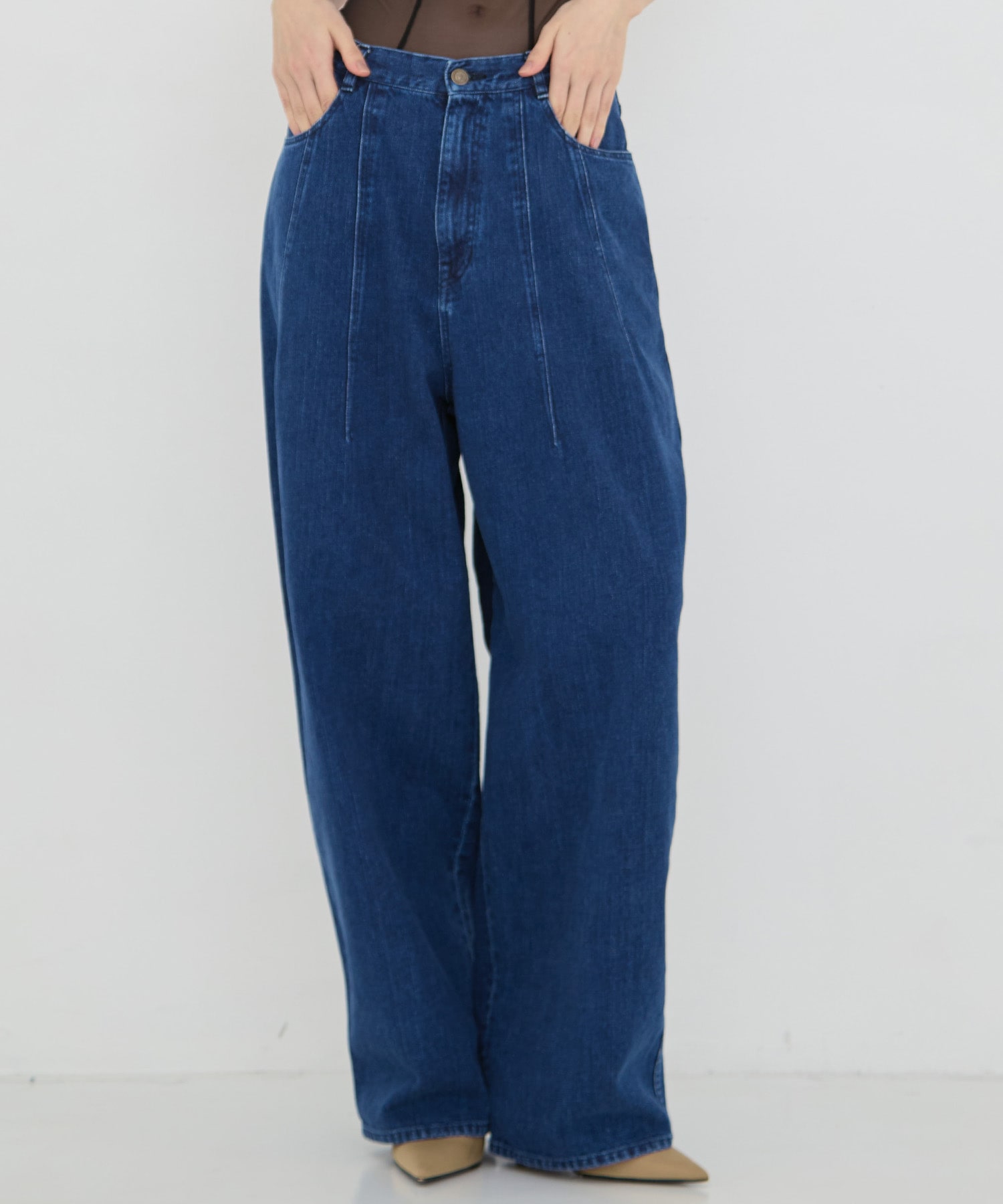 Miriam panel denim pants