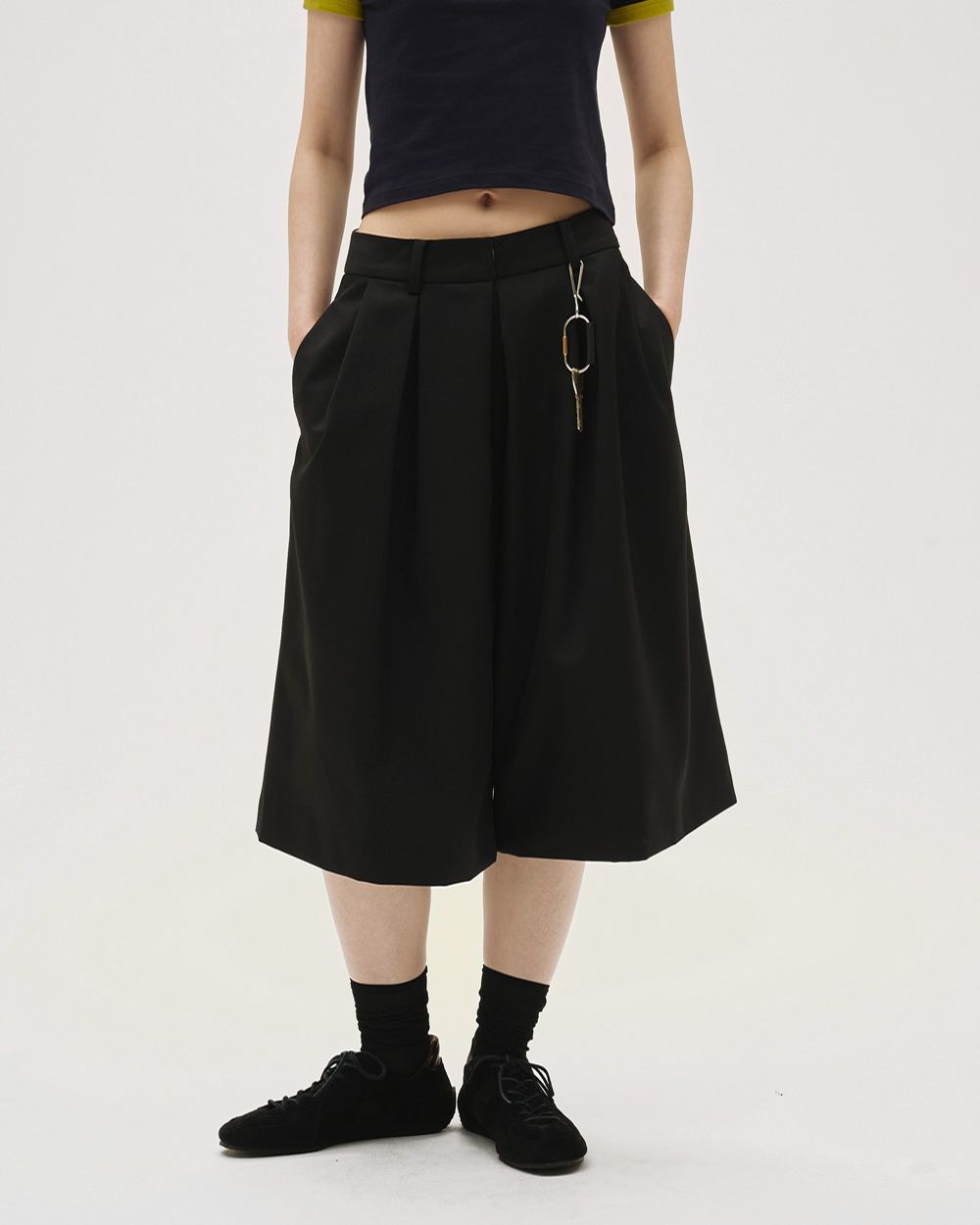 Twill Bermuda Pants
