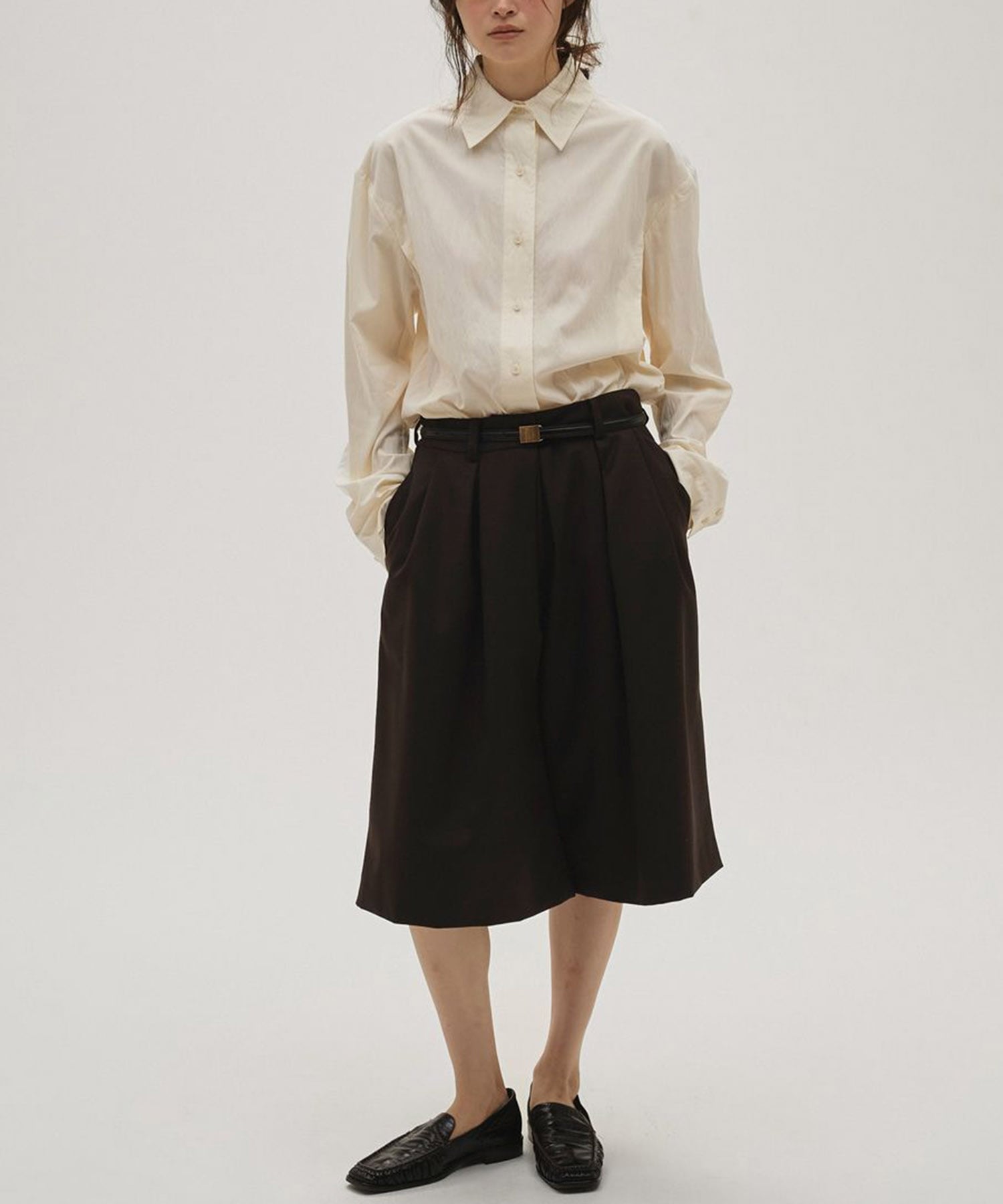 Twill Bermuda Pants