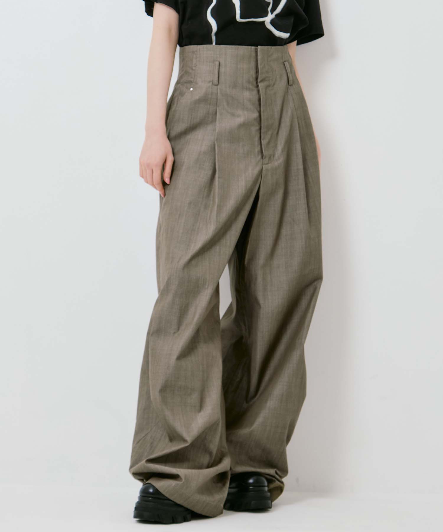 別注 DENIM WIDE PANTS