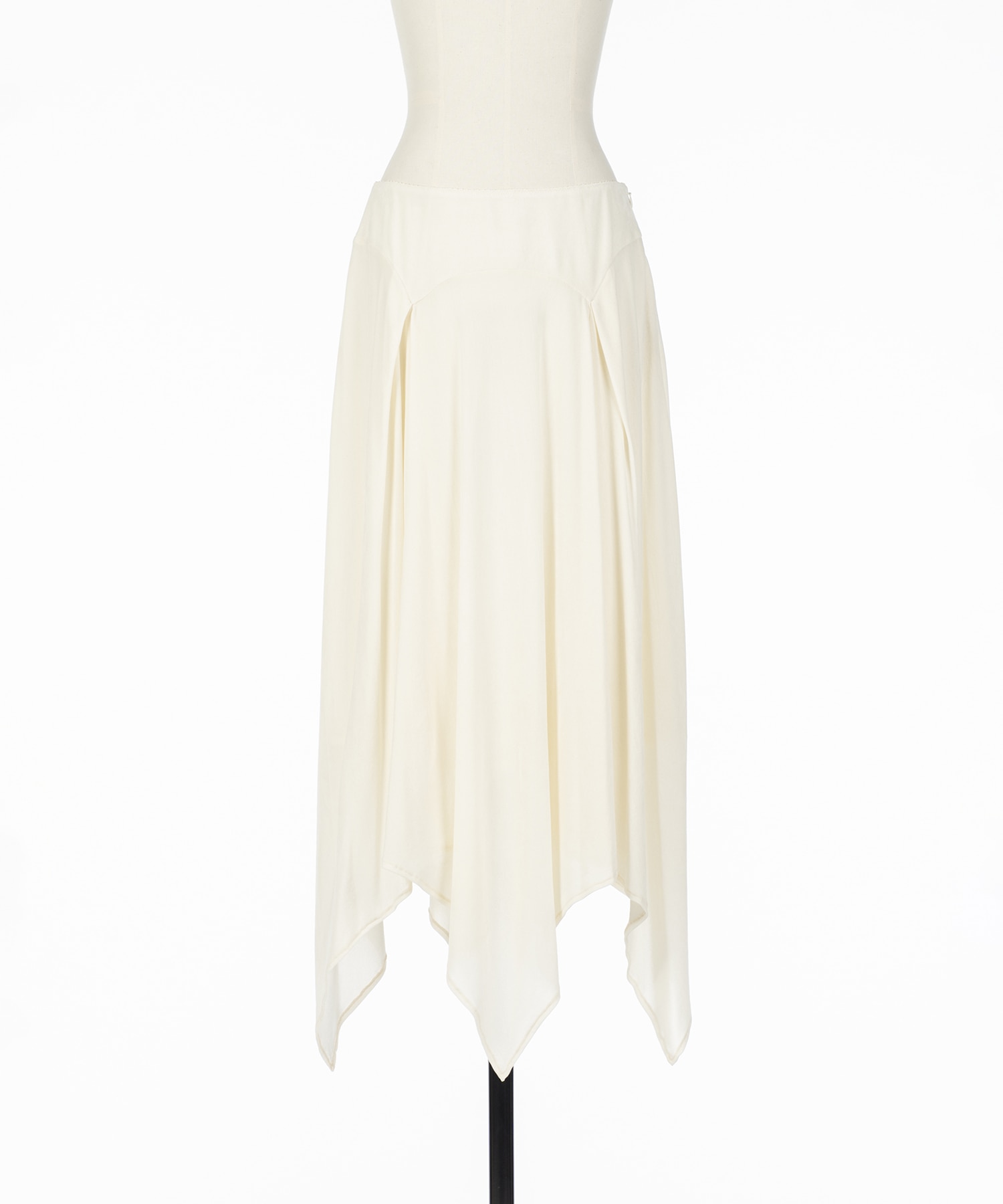 VELVET TULLE GATHERED SKIRT