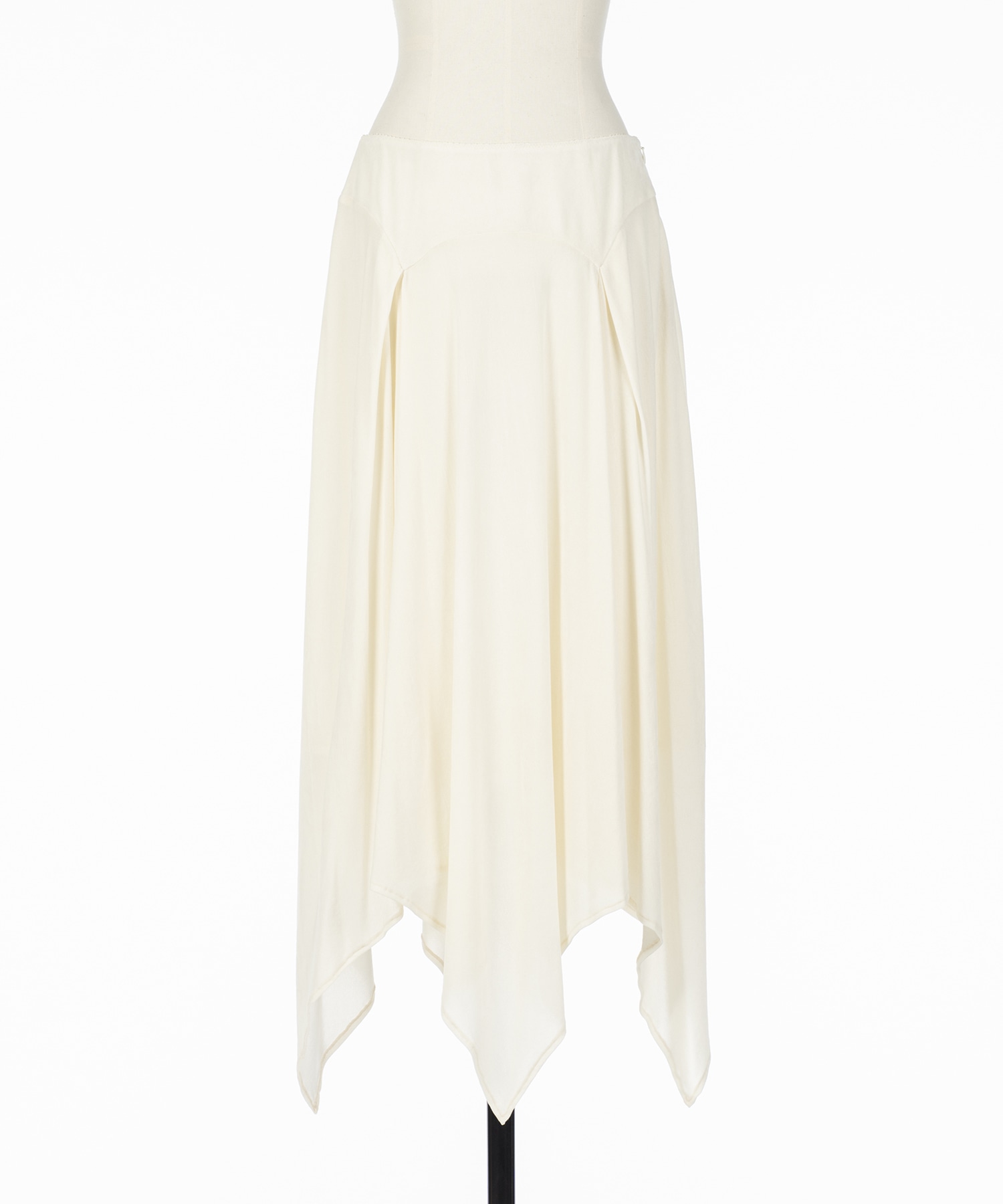 VELVET TULLE GATHERED SKIRT