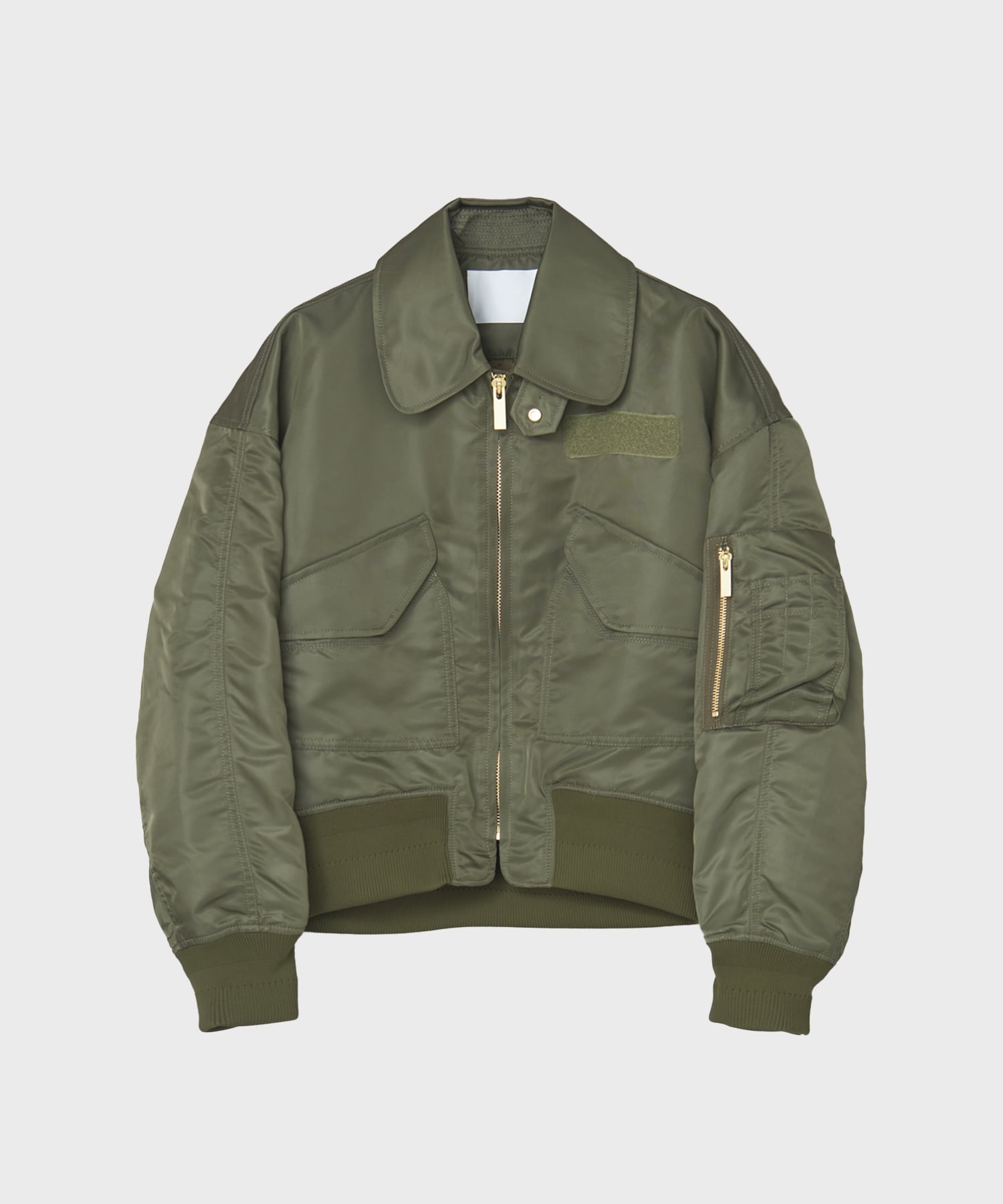 Nylon Twill 3D Embroidery Flight Jacket