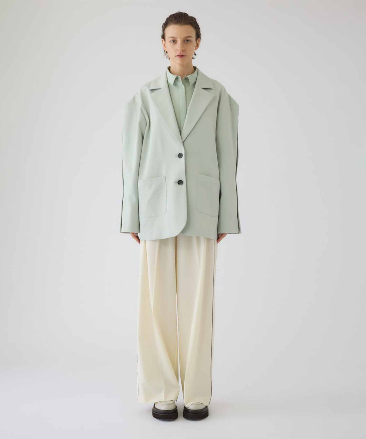 Open sleeve tailored JK