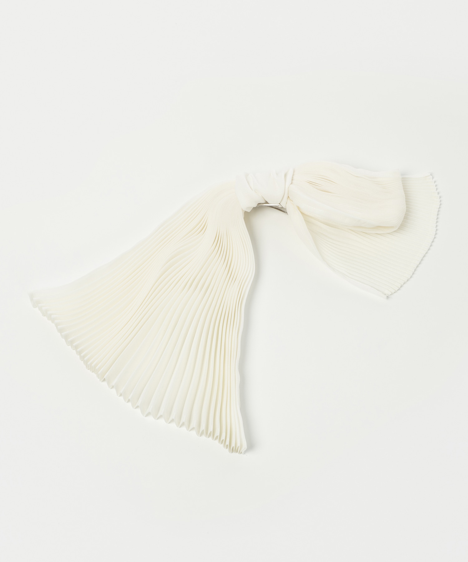 SHEER PLEATED BARRETTE