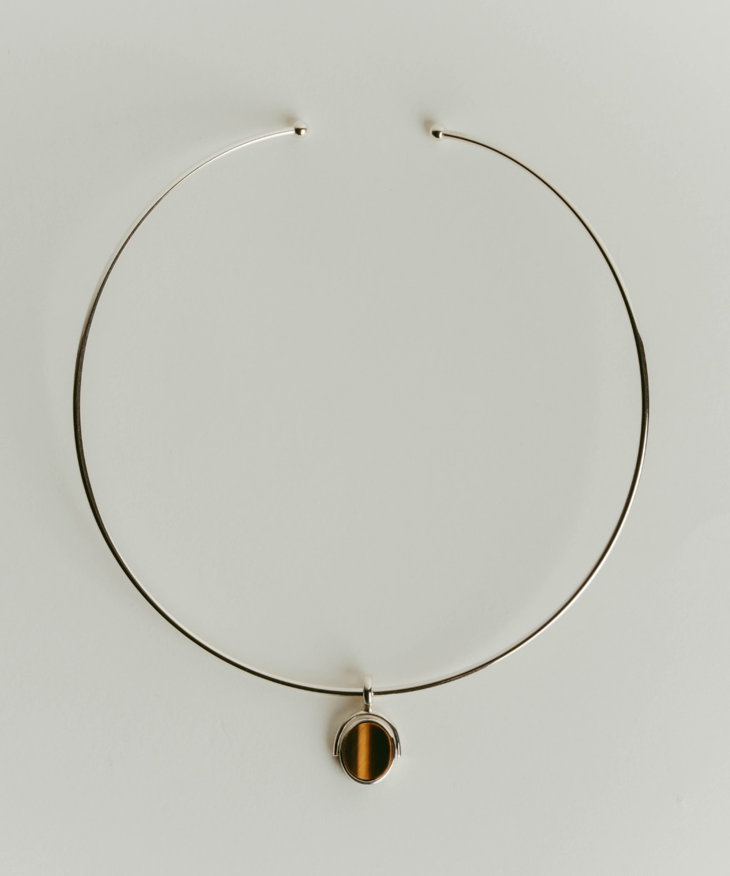 two sides necklace Tiger eye