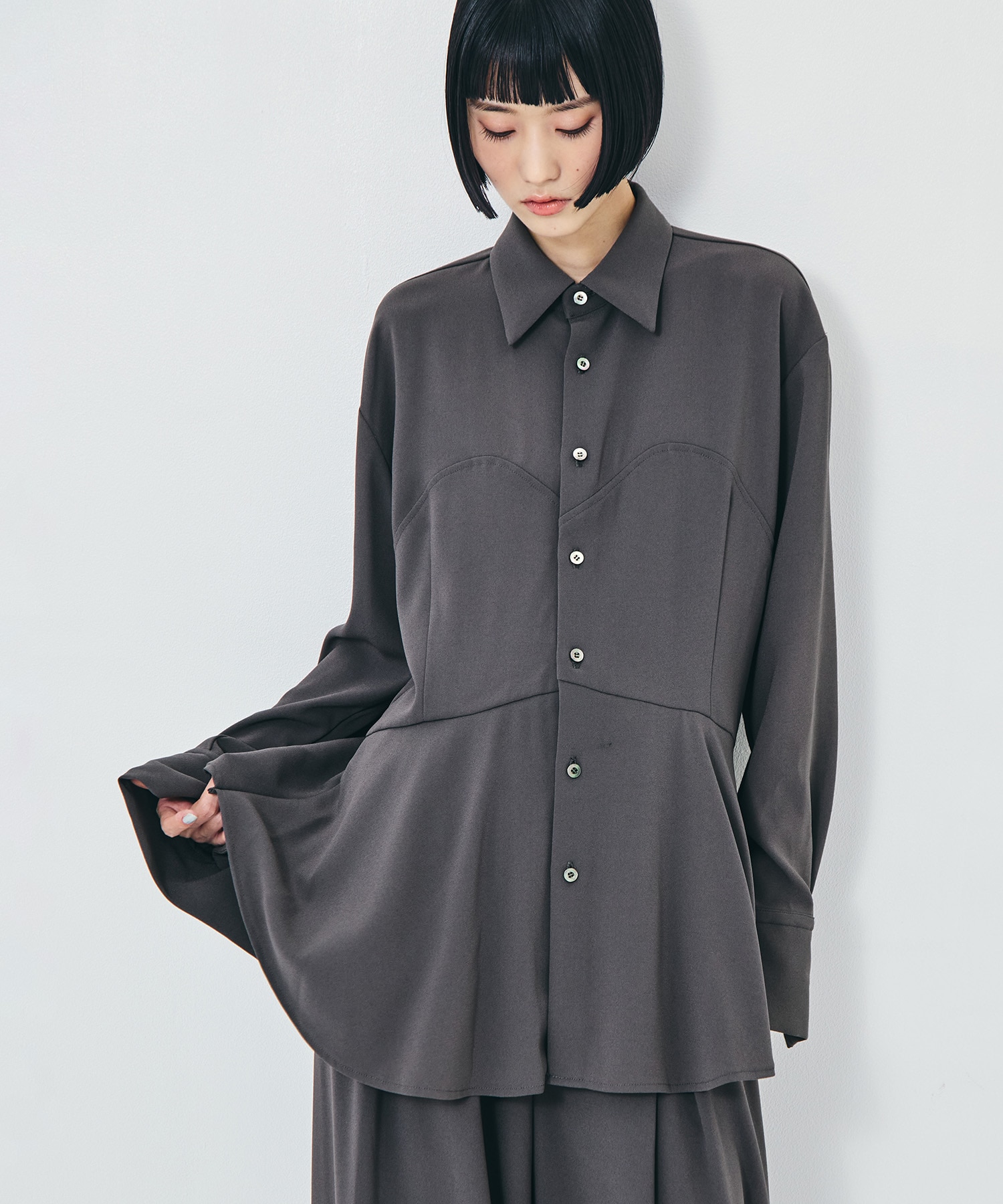 Peplum Hem Shirt