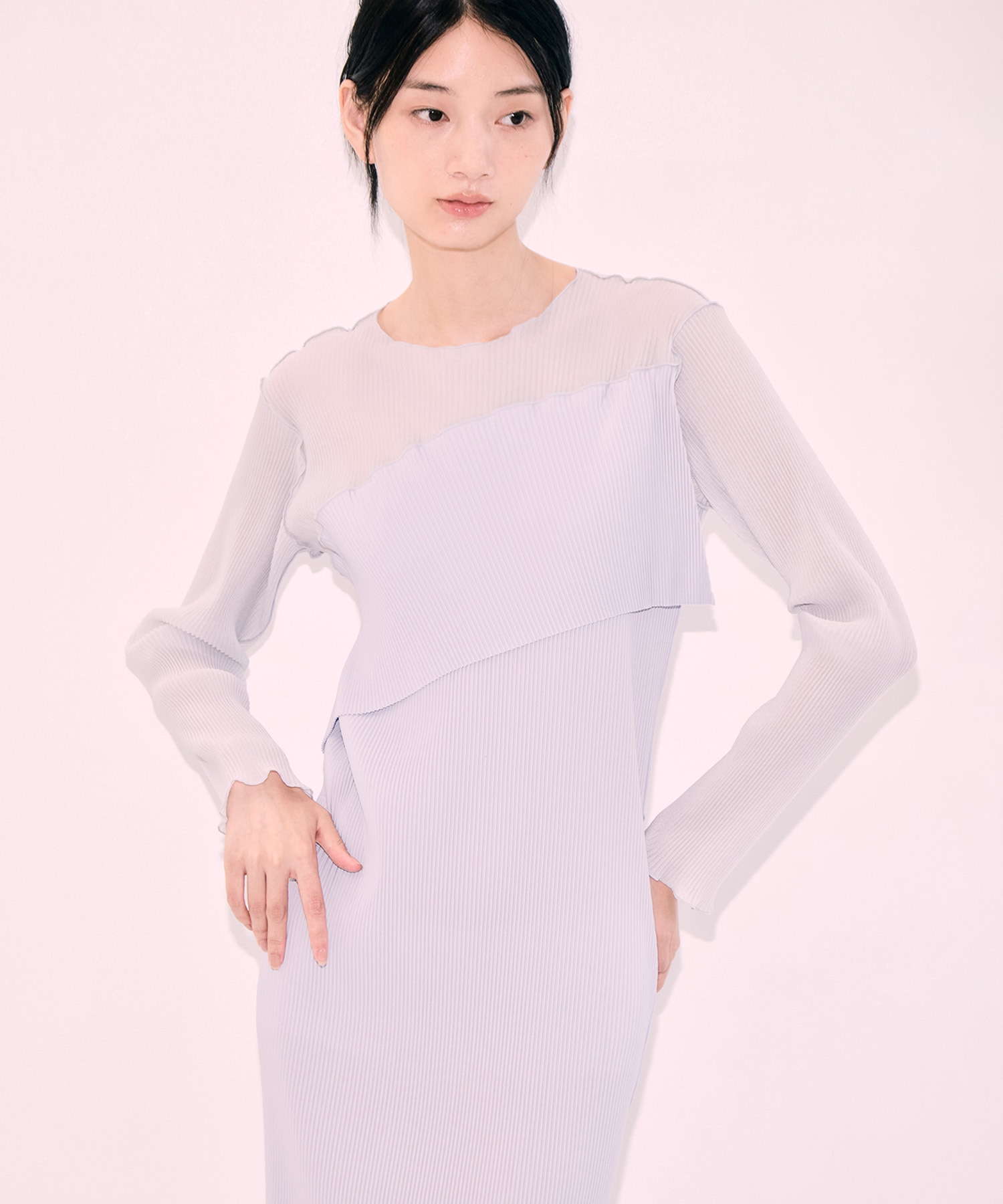別注 SHEER DOCKING DRESS