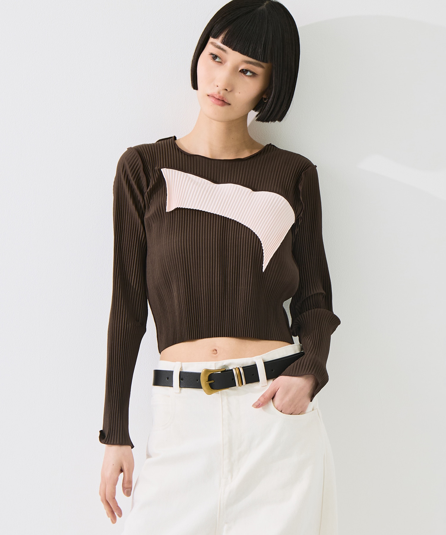 todo TINY WAVE TOP *LONG SLEEVE