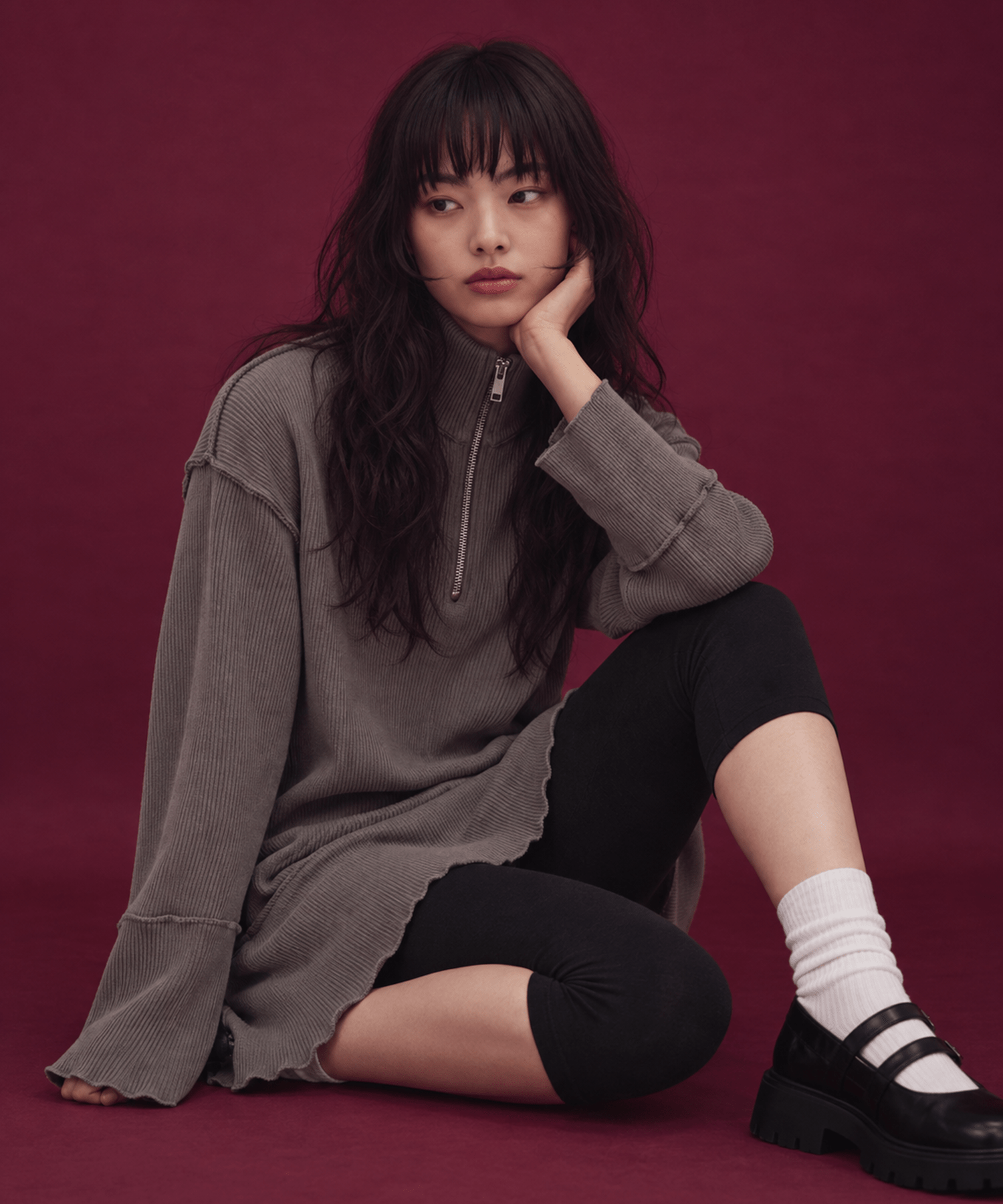 別注 CRISP ZIP MINI ONE PIECE