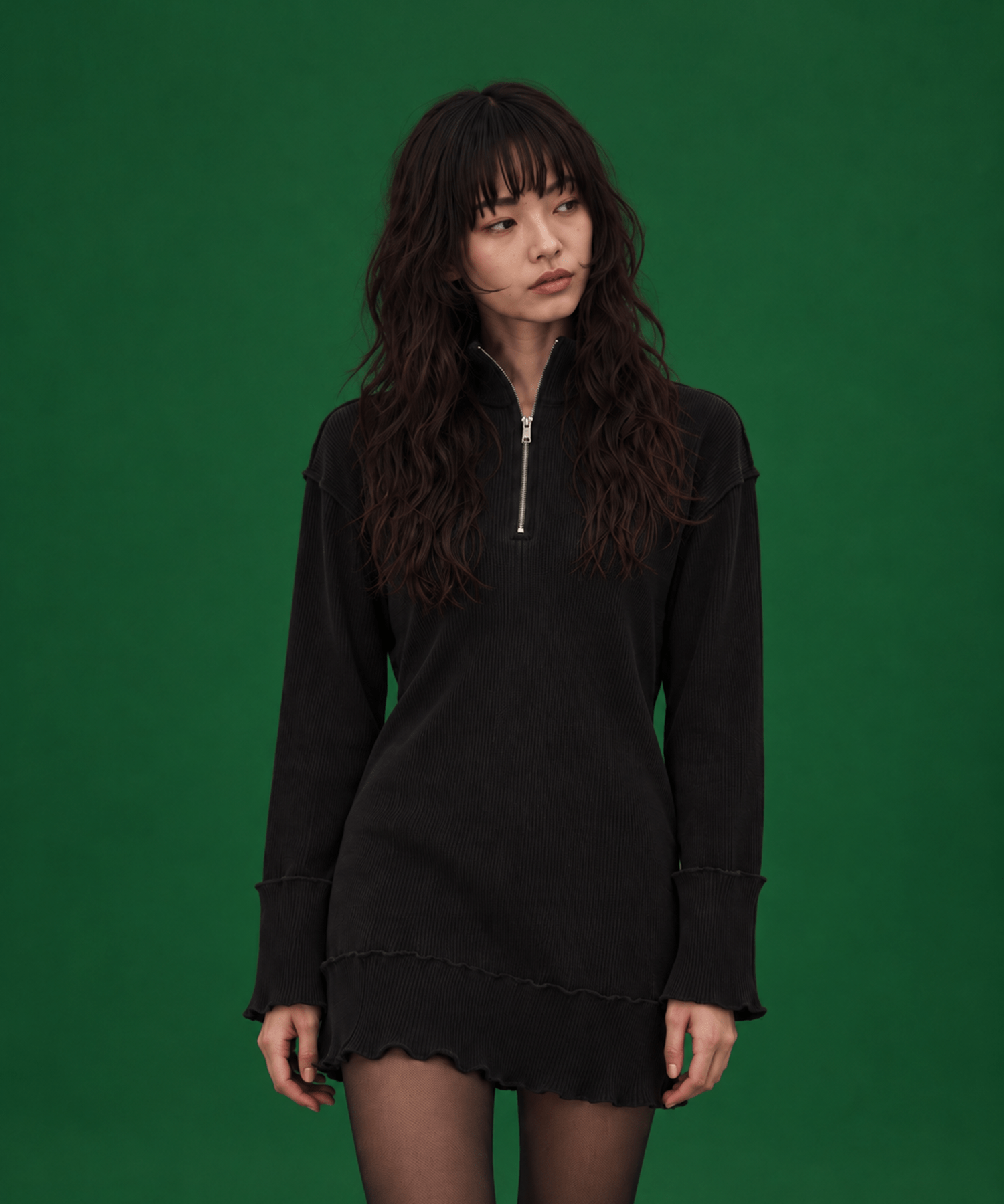別注 CRISP ZIP MINI ONE PIECE