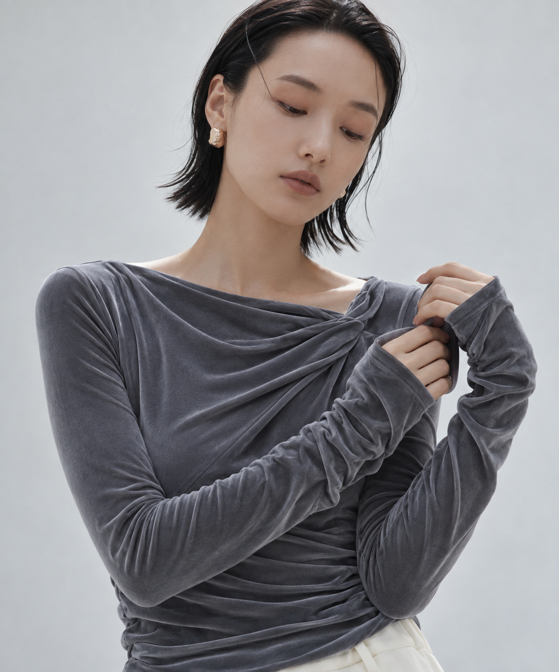 【NEW】Velours Long Tee
