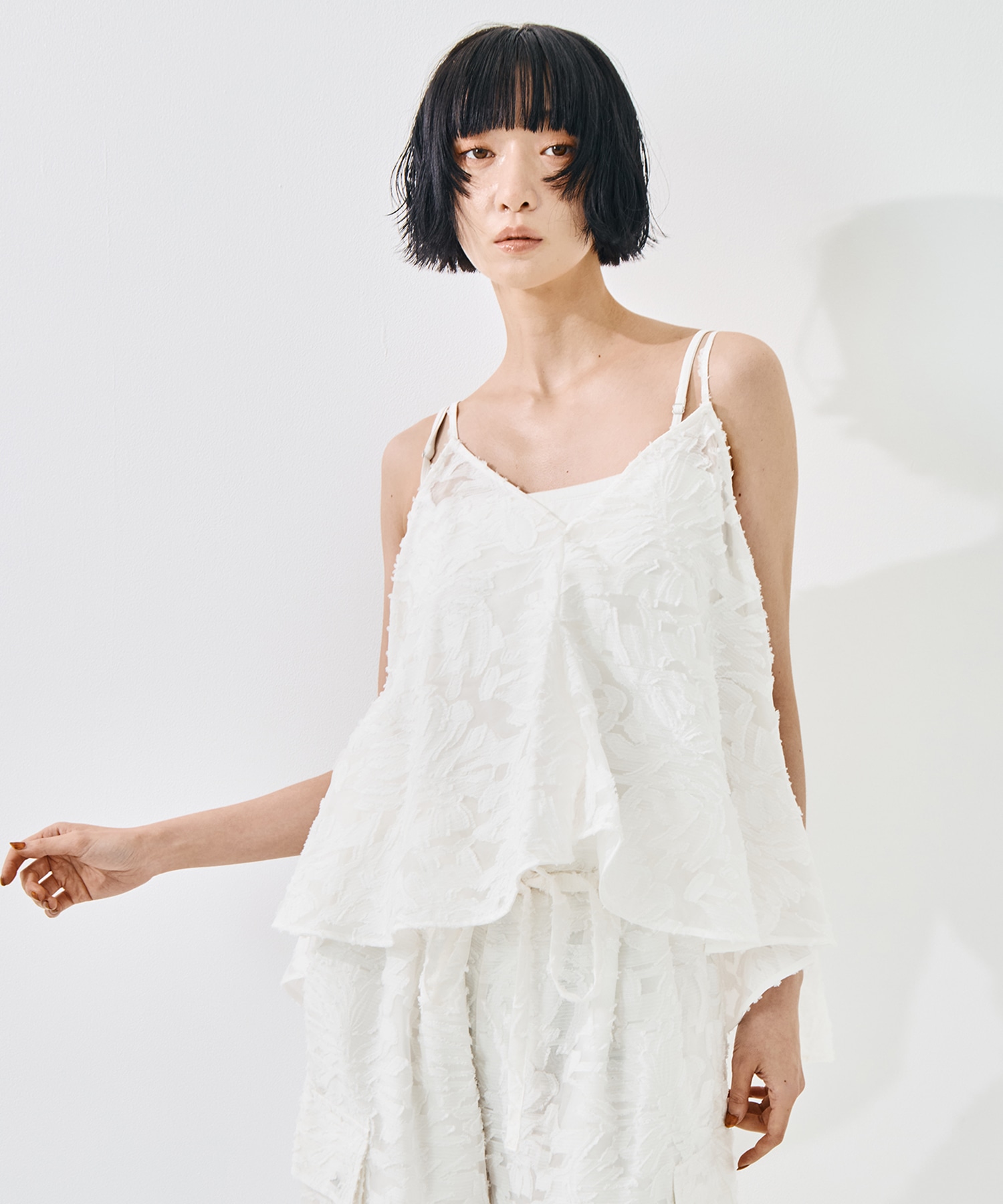別注 立体ジャガードCAMISOLE
