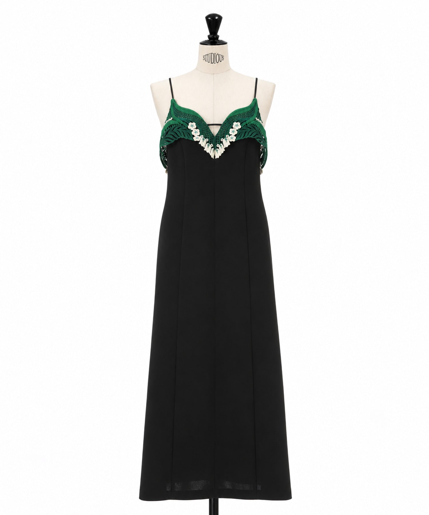 Triacetate Embroidery Camisole Dress