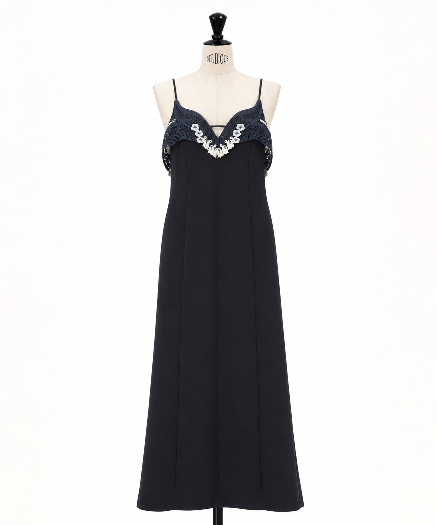 Triacetate Embroidery Camisole Dress