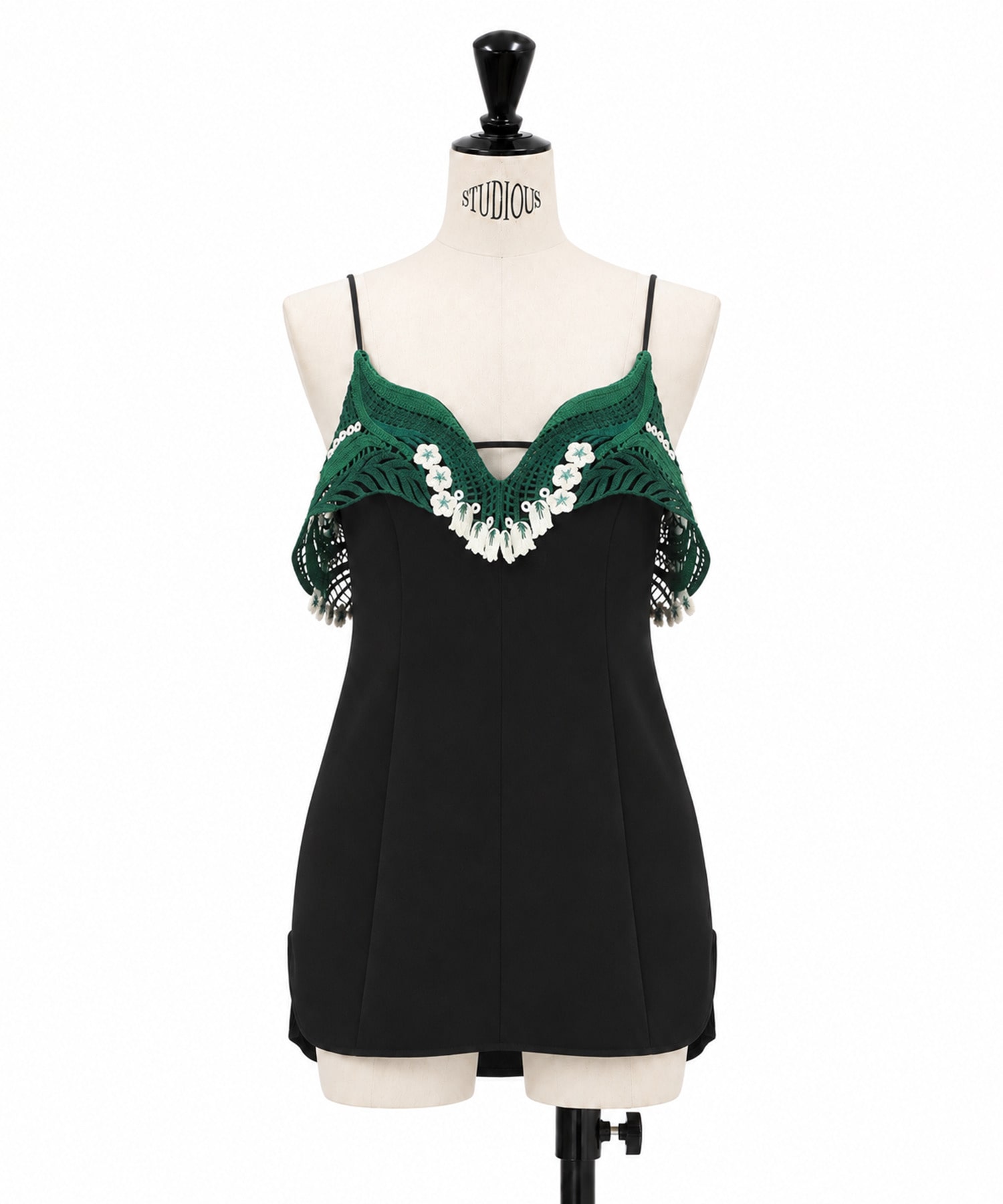 Triacetate Embroidery Camisole Top