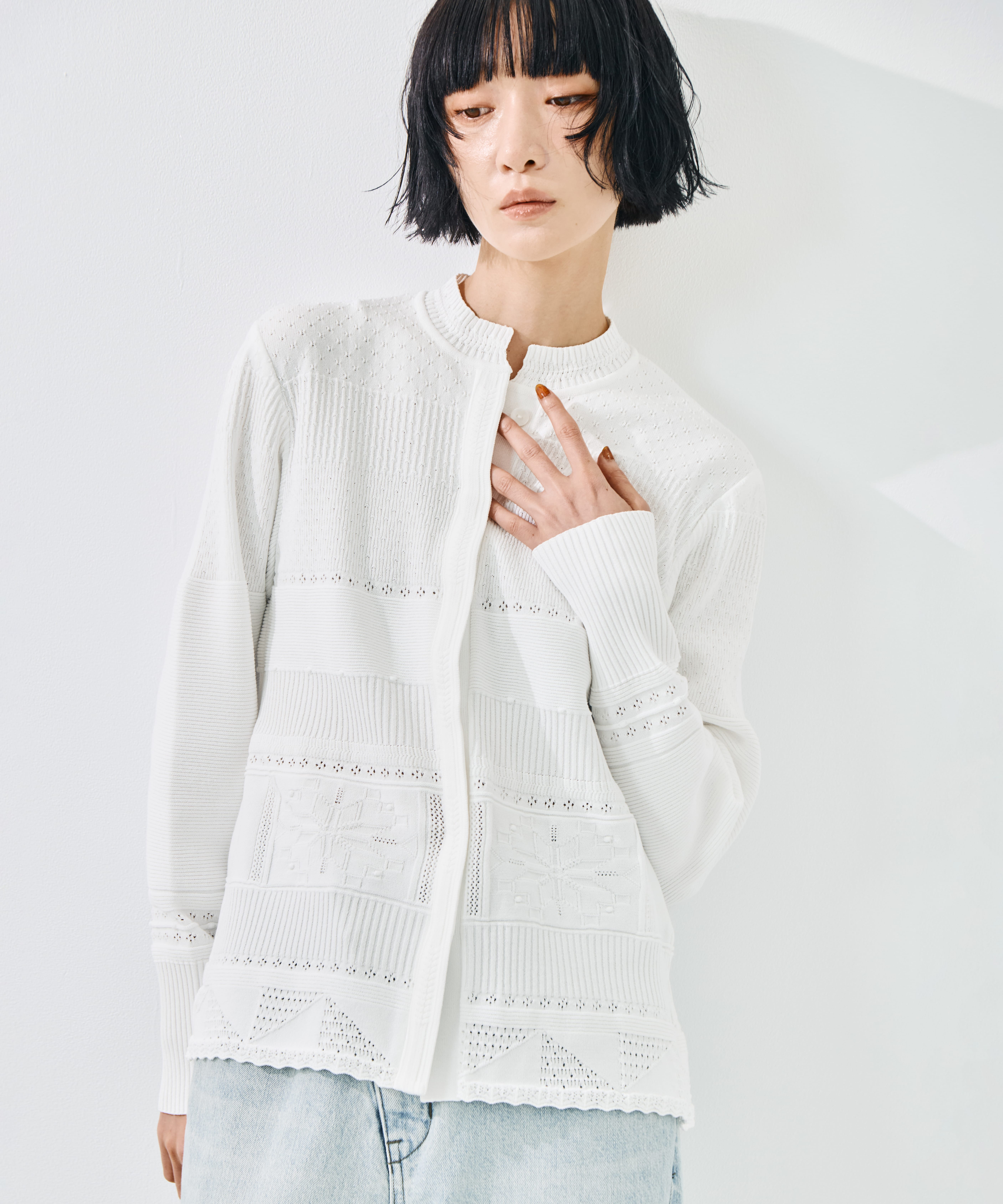 Knit Lace Cardigan
