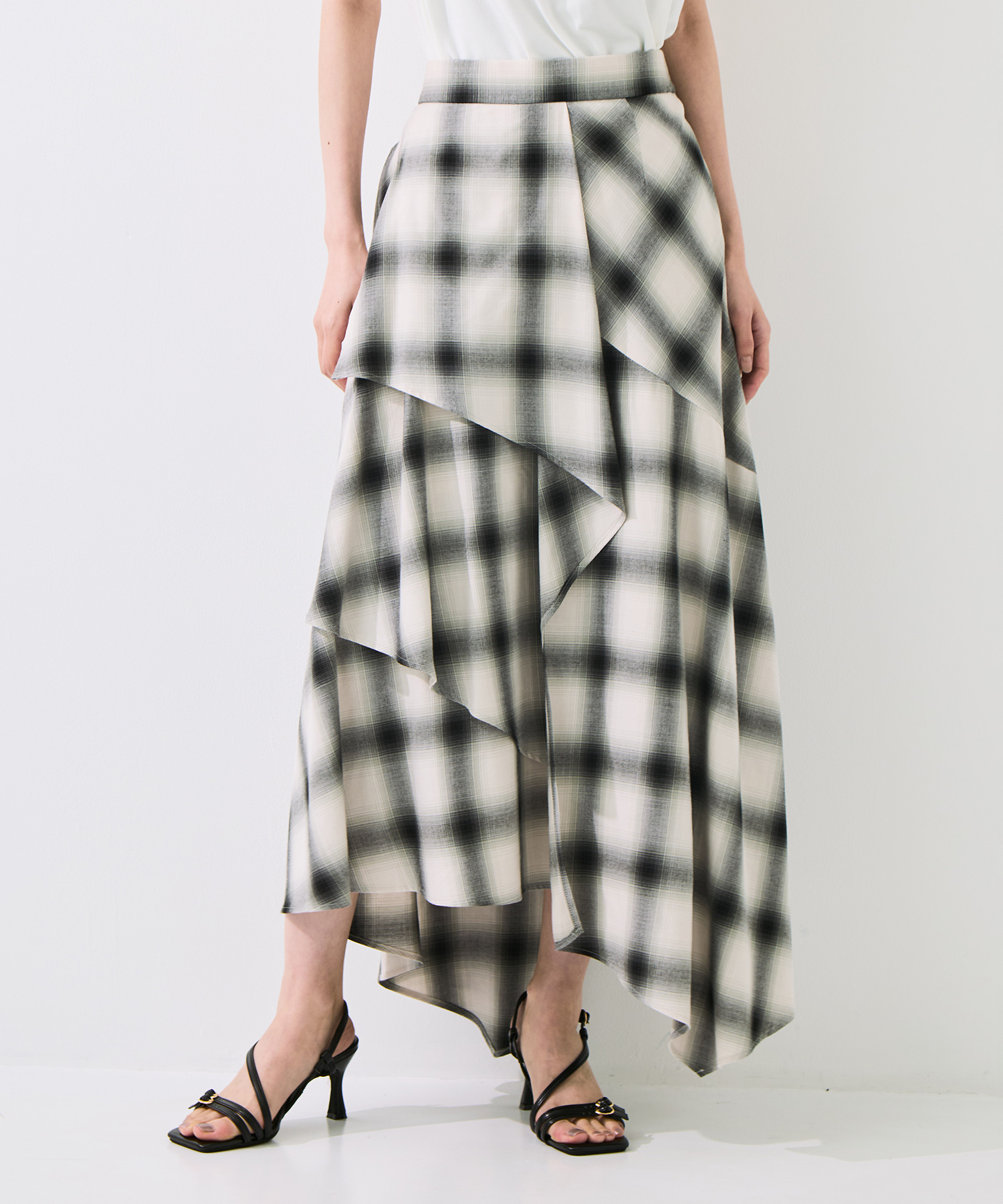 Layered Flare Skirt