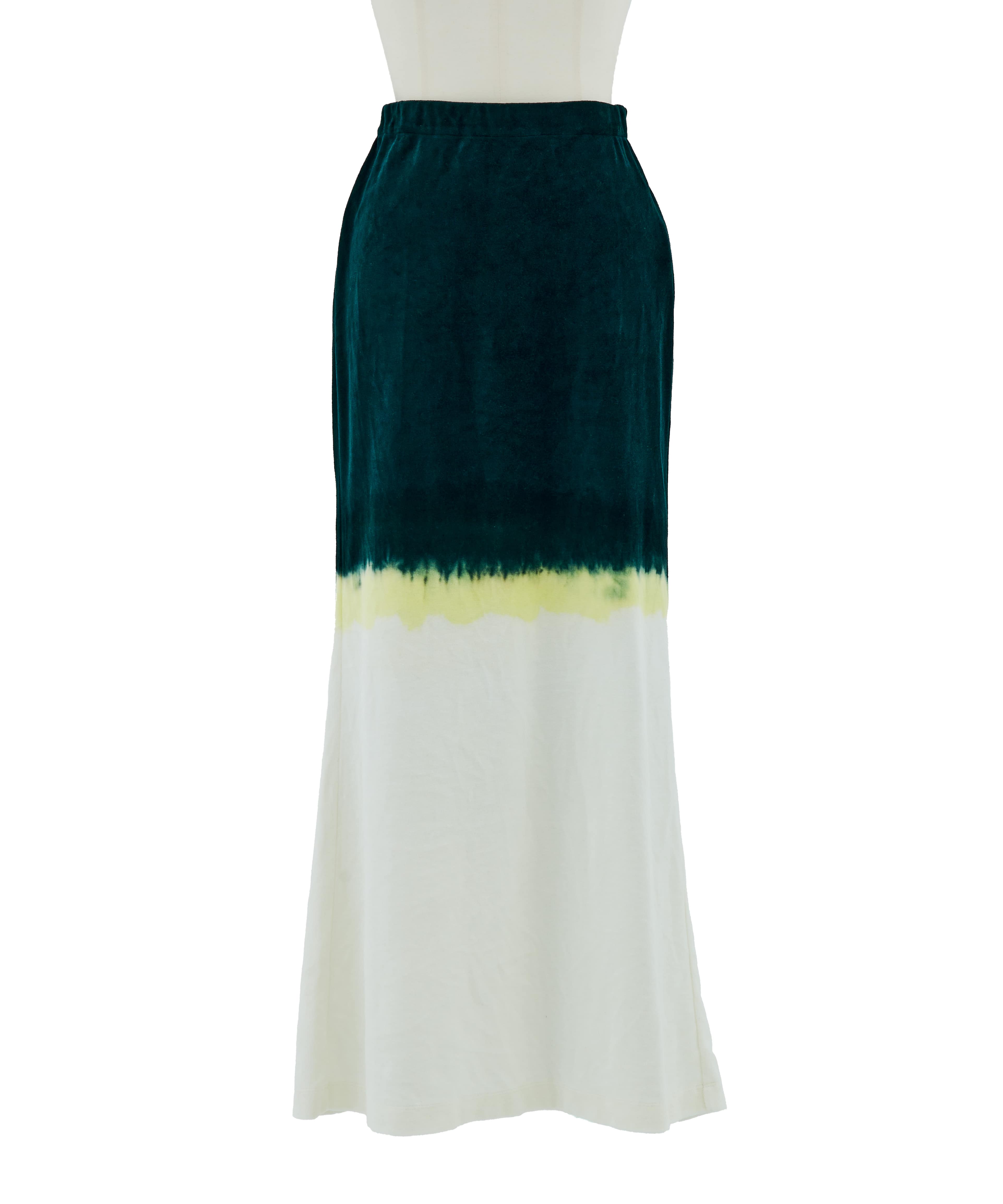 Gradation Shibori Dyed Skirt